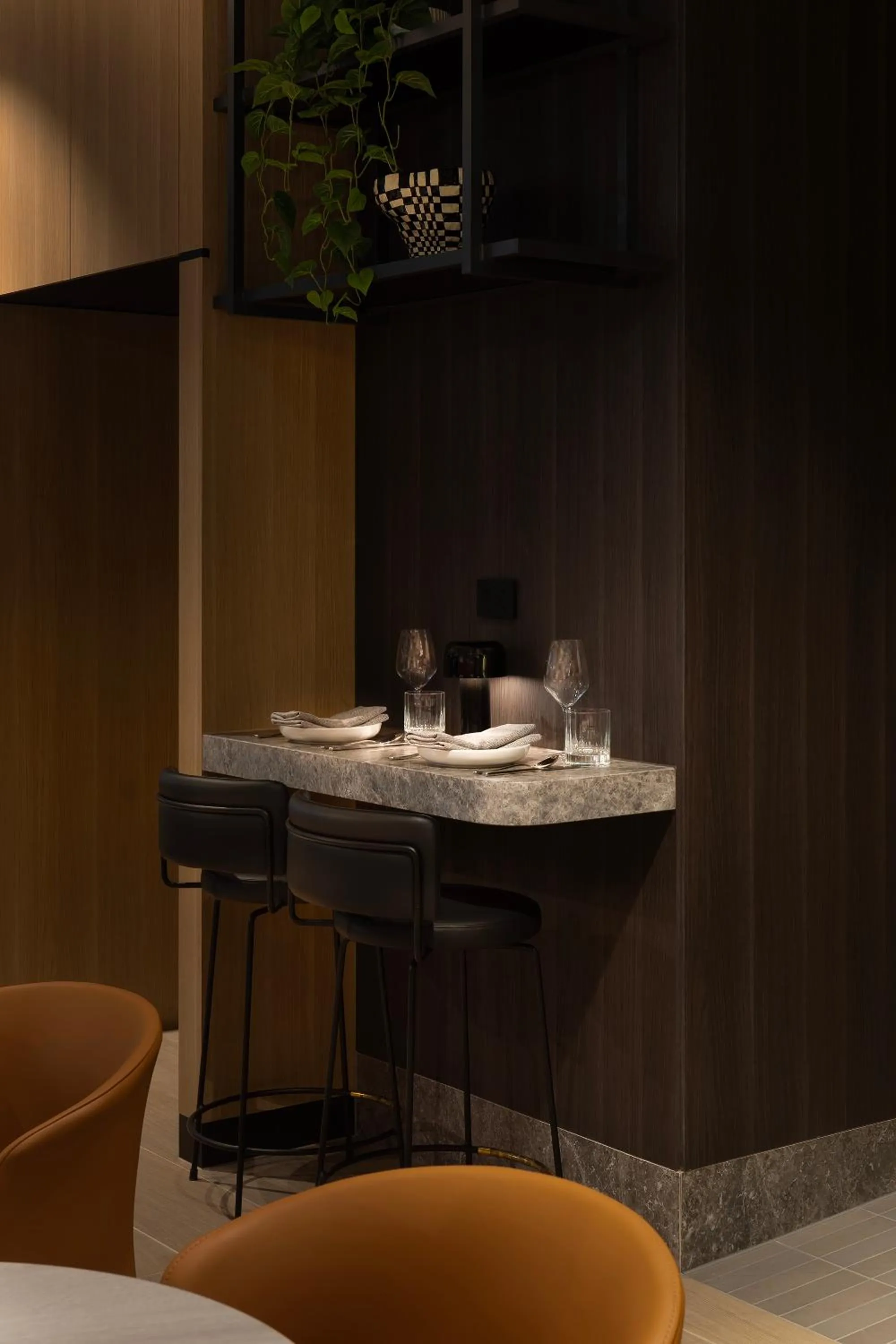 Dining area in The Howey