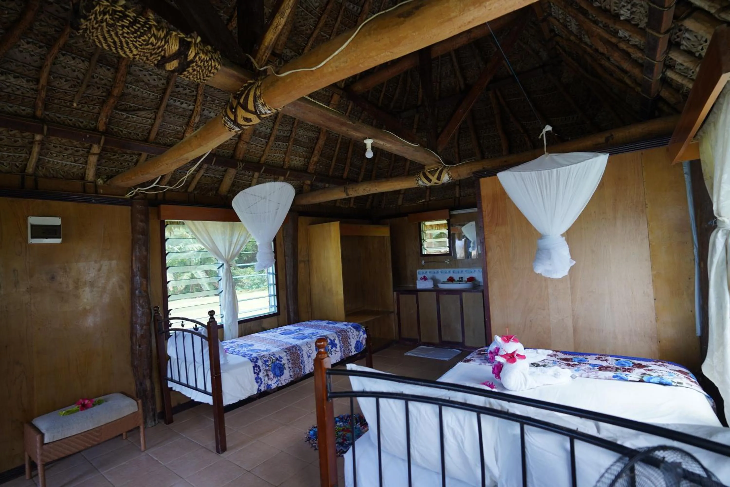 Bed in Waya Lailai Eco Haven