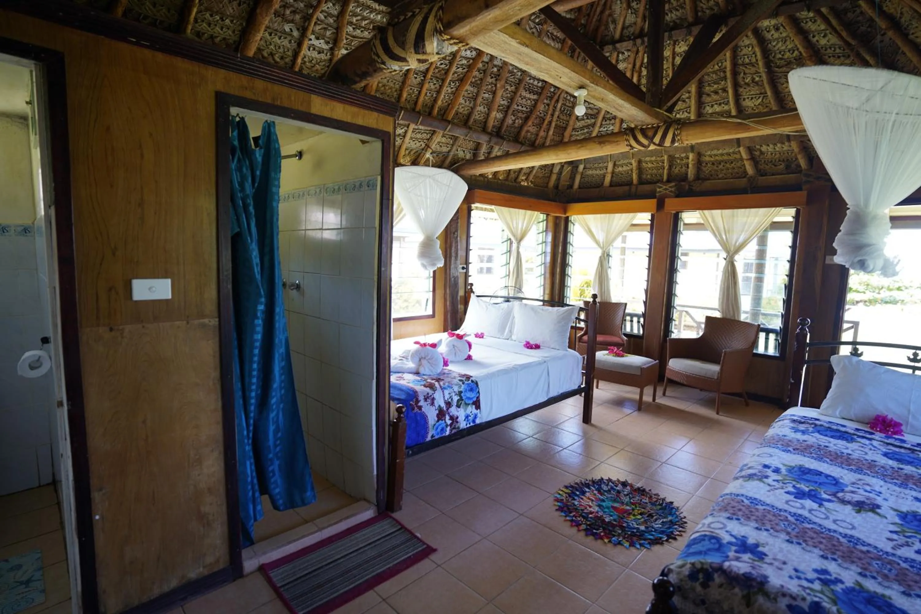 Bed in Waya Lailai Eco Haven
