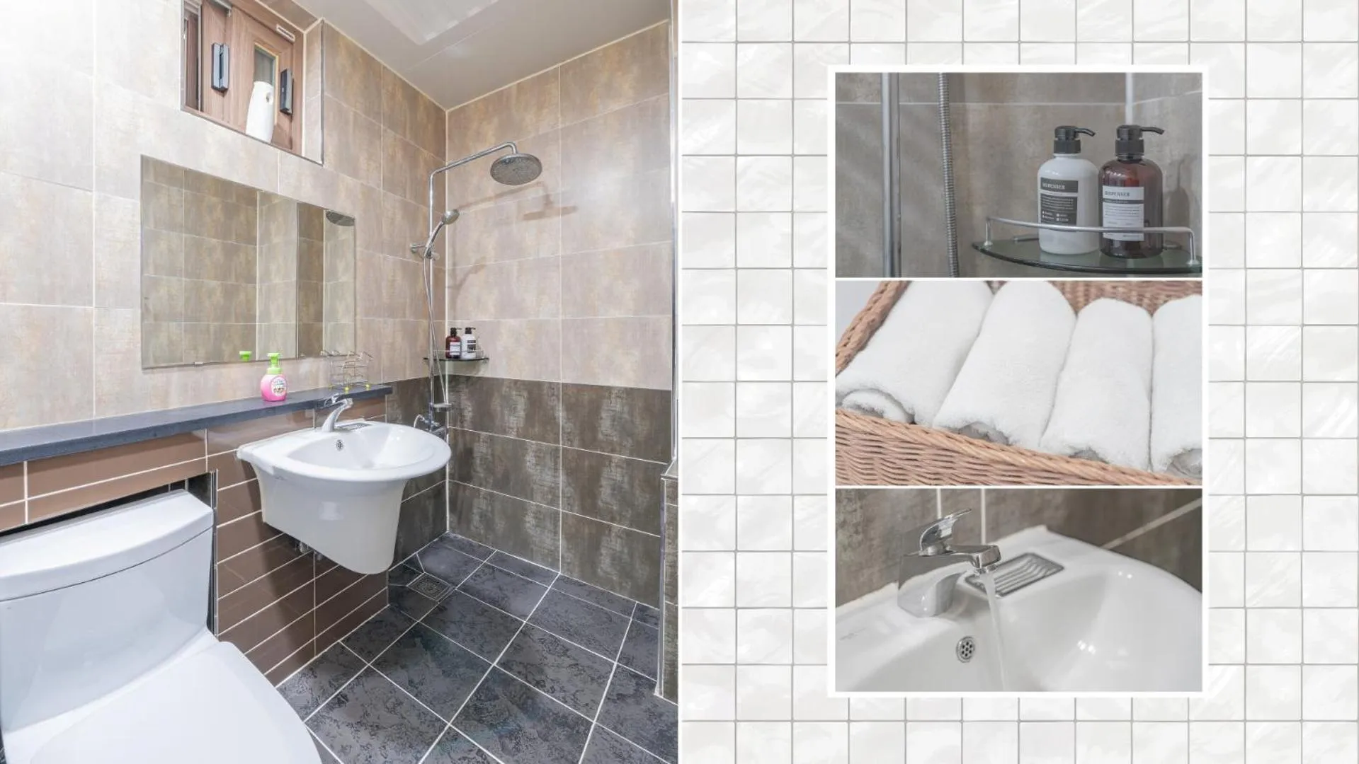 Shower in Maremonte Pension