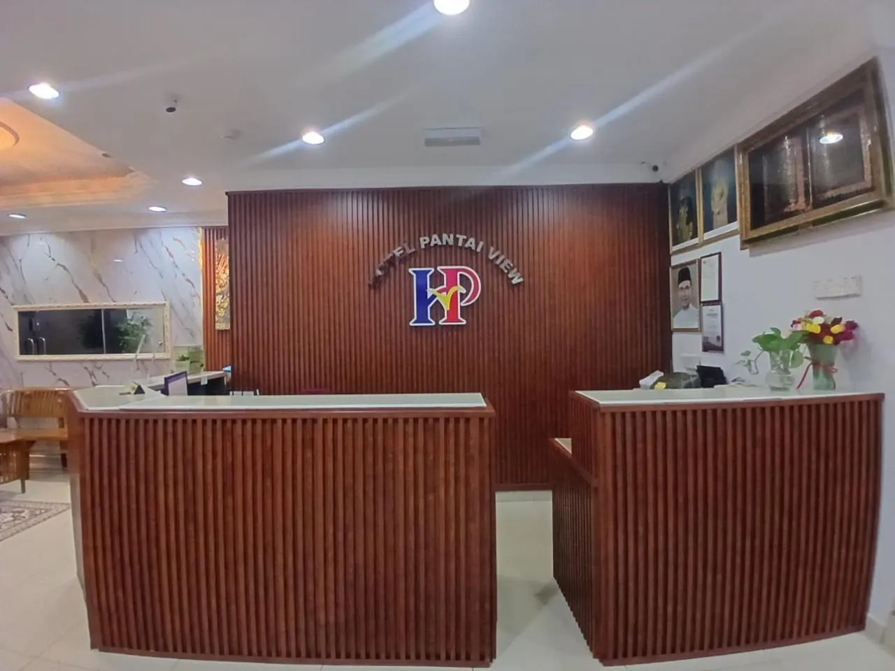 Lobby or reception in HOTEL PANTAI VIEW