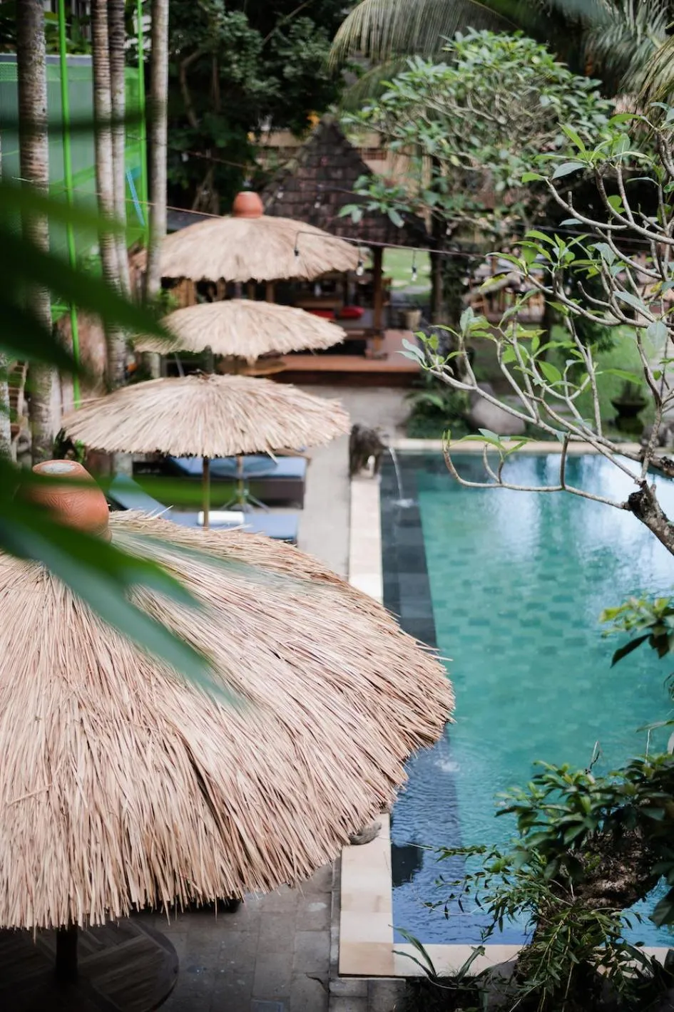 Pool view in Gana Hotel & Restaurant