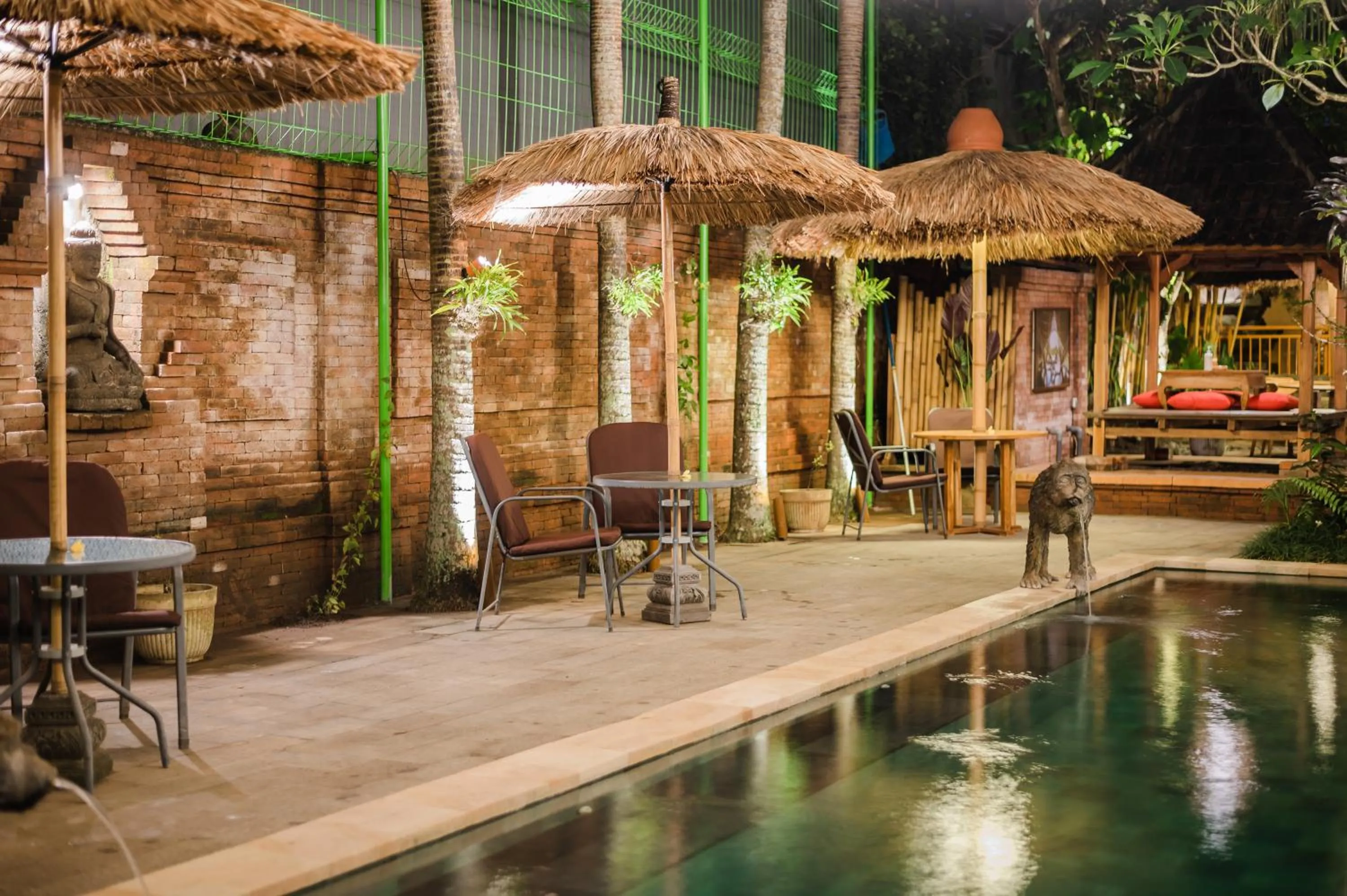 Seating area in Gana Hotel & Restaurant