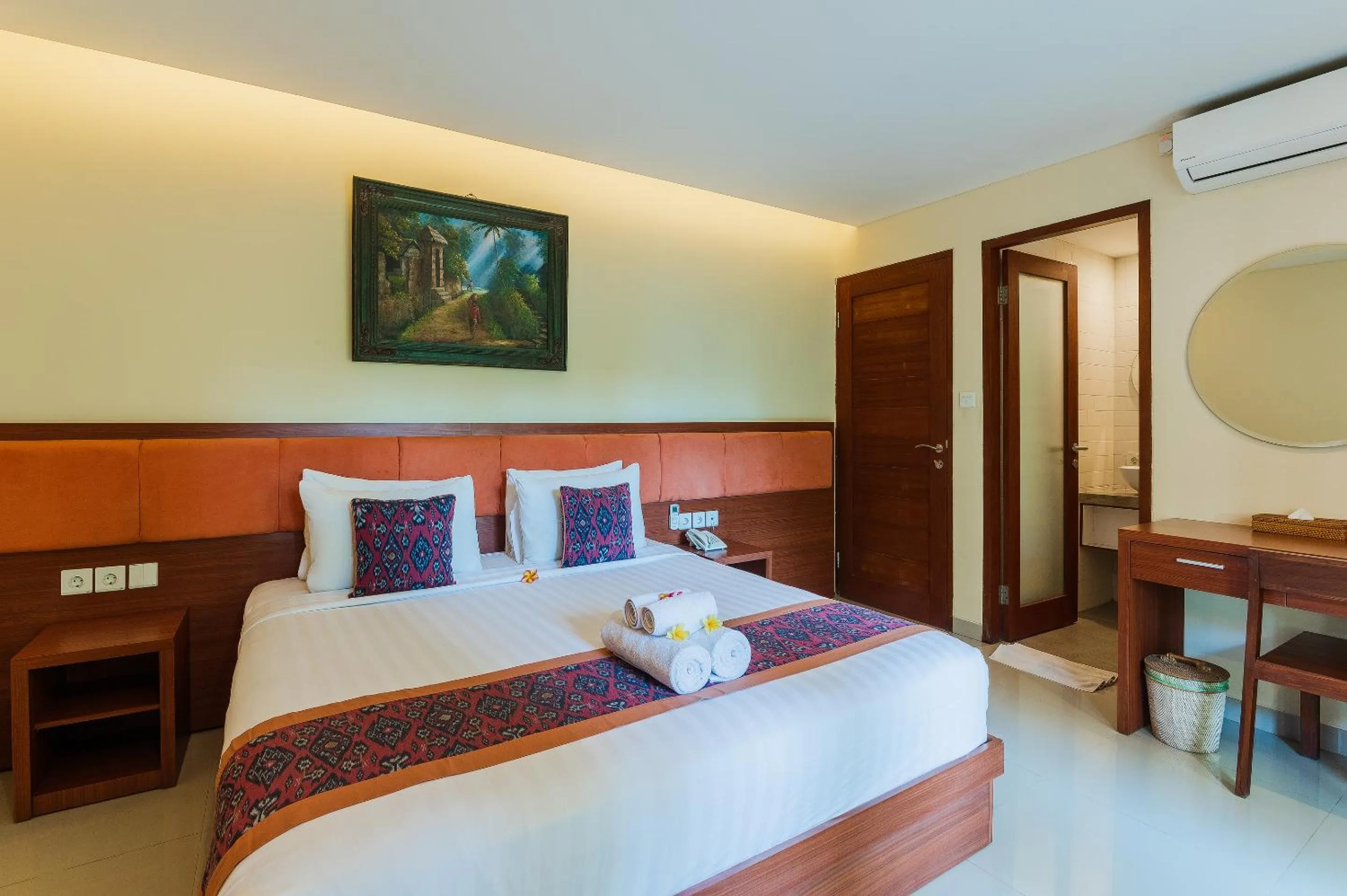 Bed in Gana Hotel & Restaurant