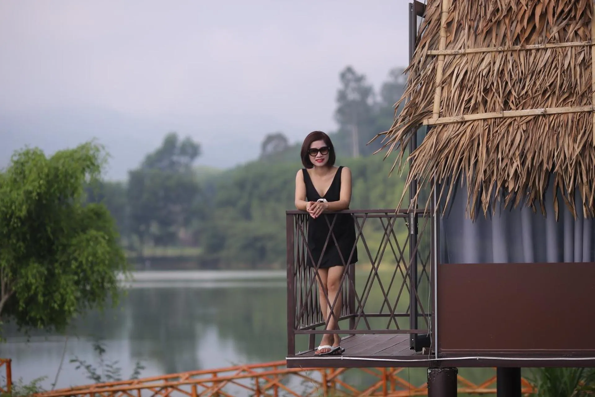 Balcony/Terrace in KHU DU LỊCH SINH THÁI HÒN MÁT