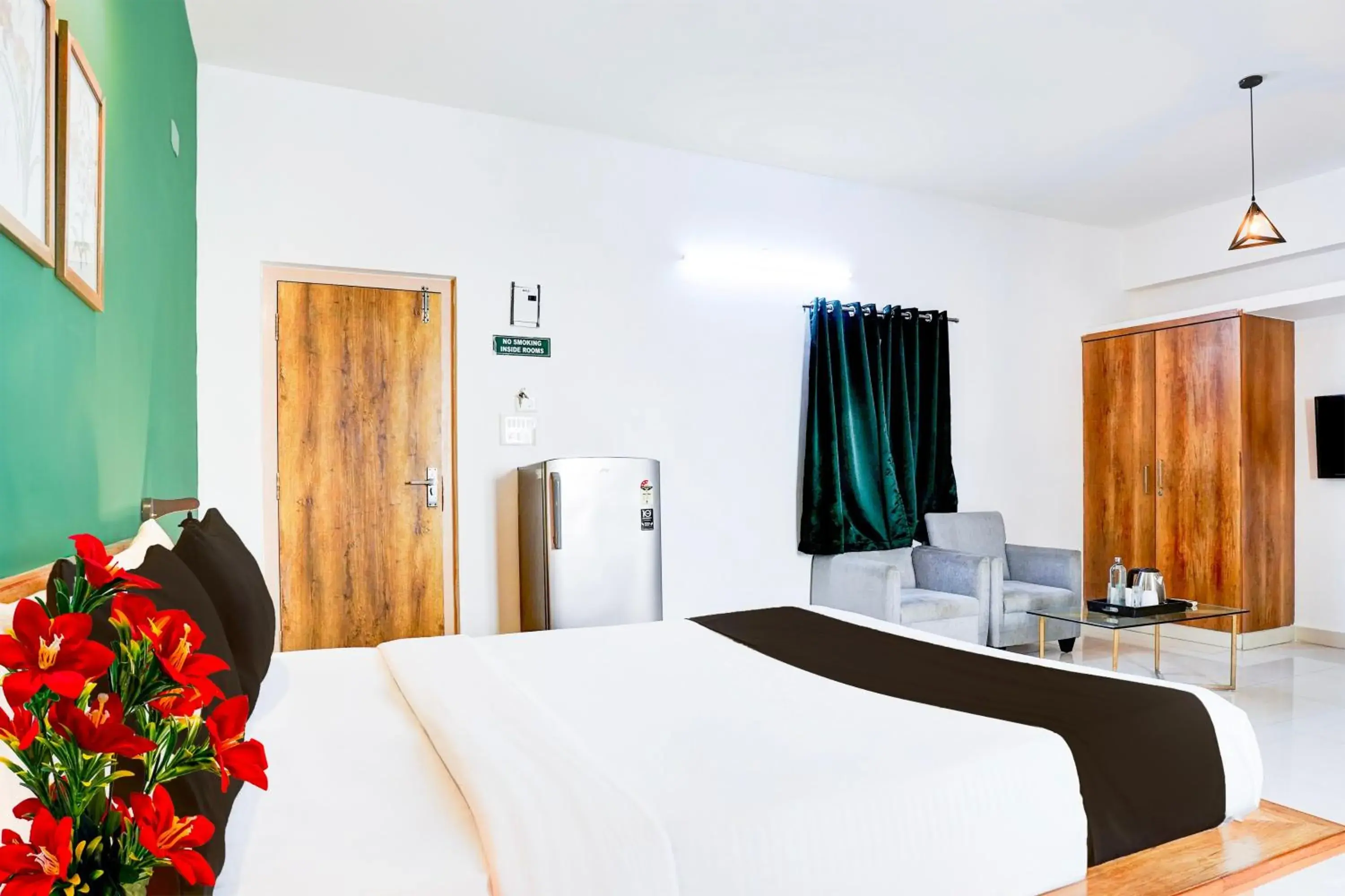 Bedroom, Bed in Super Collection O Sarjapura Road Kasavanahalli Bedroom, Bed in Super Collection O Sarjapura Road Kasavanahalli