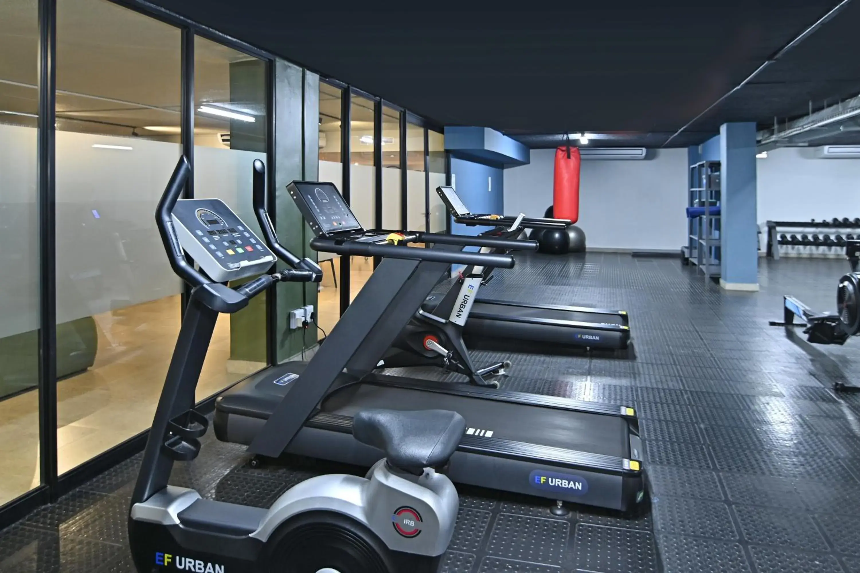 Fitness centre/facilities in Circa Aparthotel by Totalstay Fitness centre/facilities in Circa Aparthotel by Totalstay