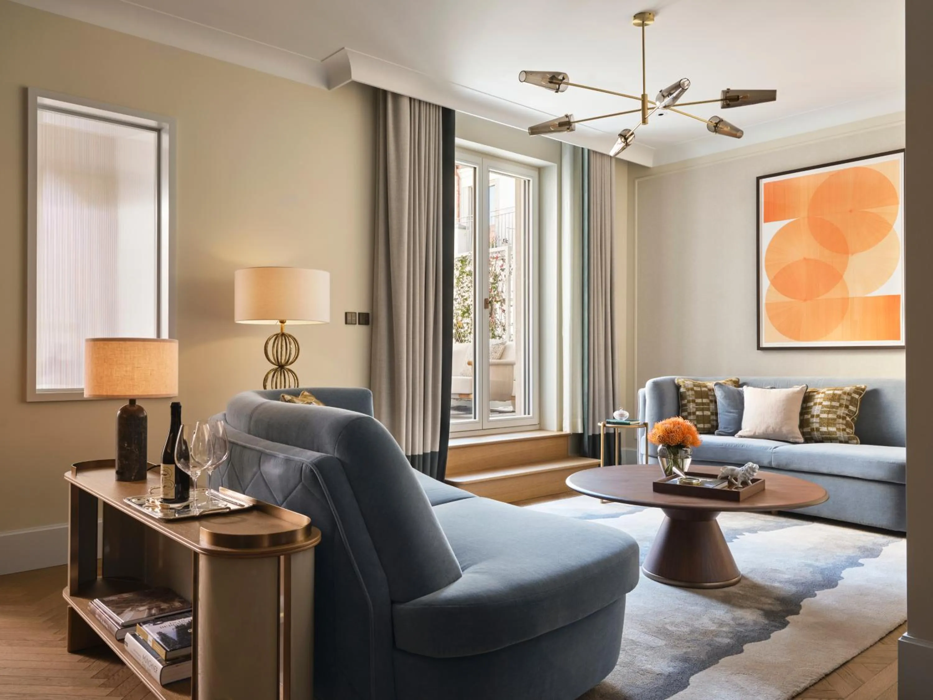 Living room in Rosewood Munich