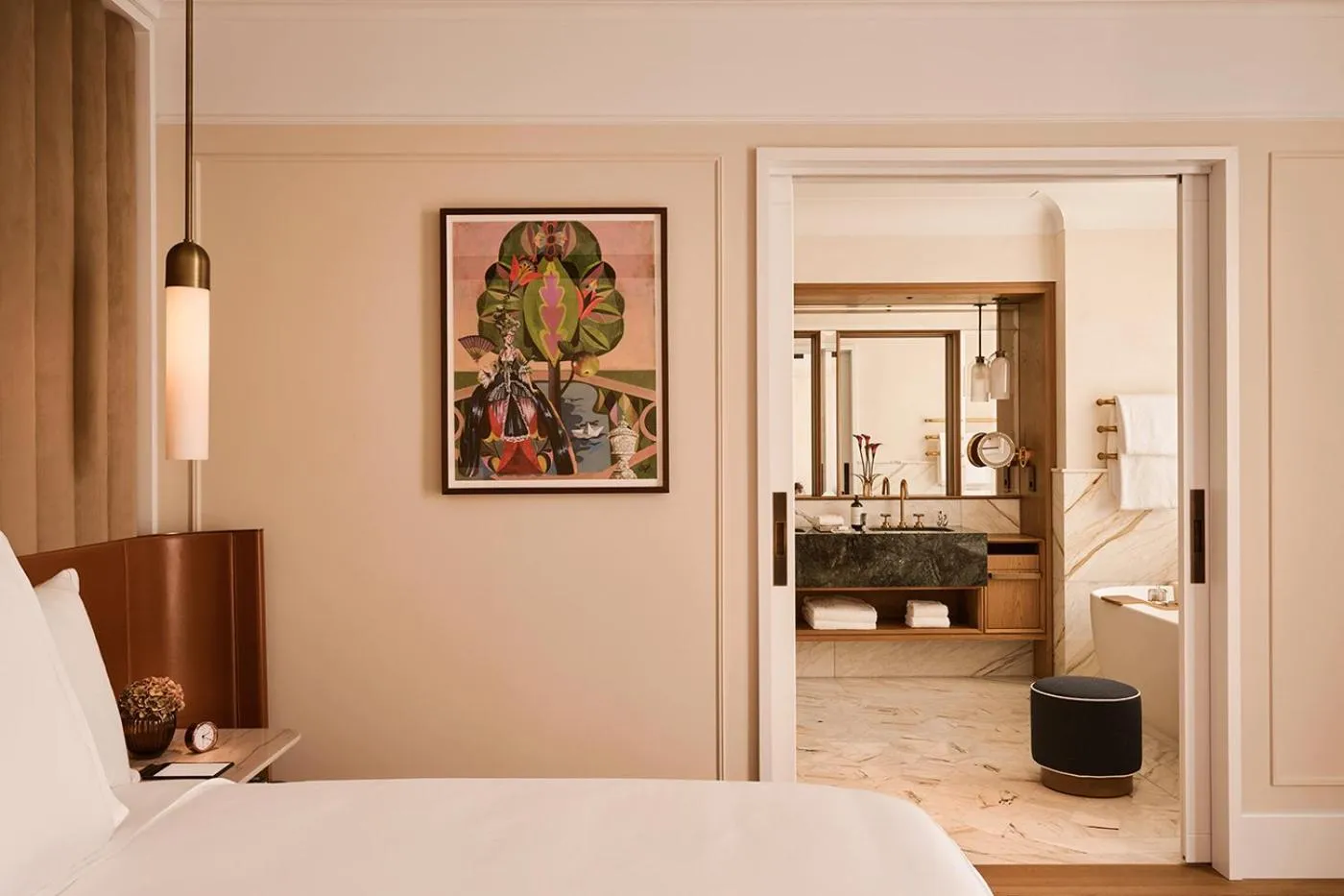 Bedroom, Bed in Rosewood Munich