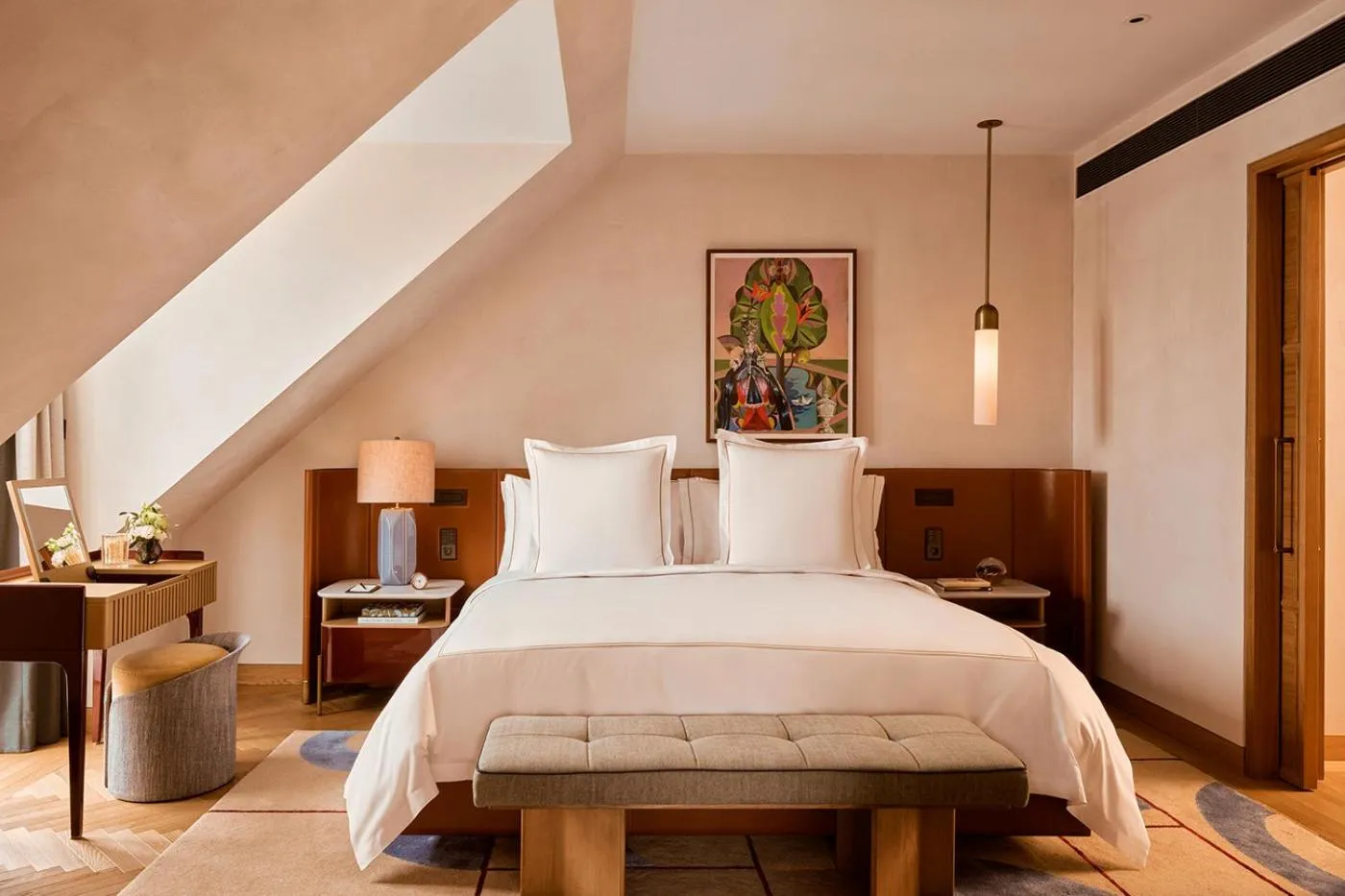 Bedroom, Bed in Rosewood Munich