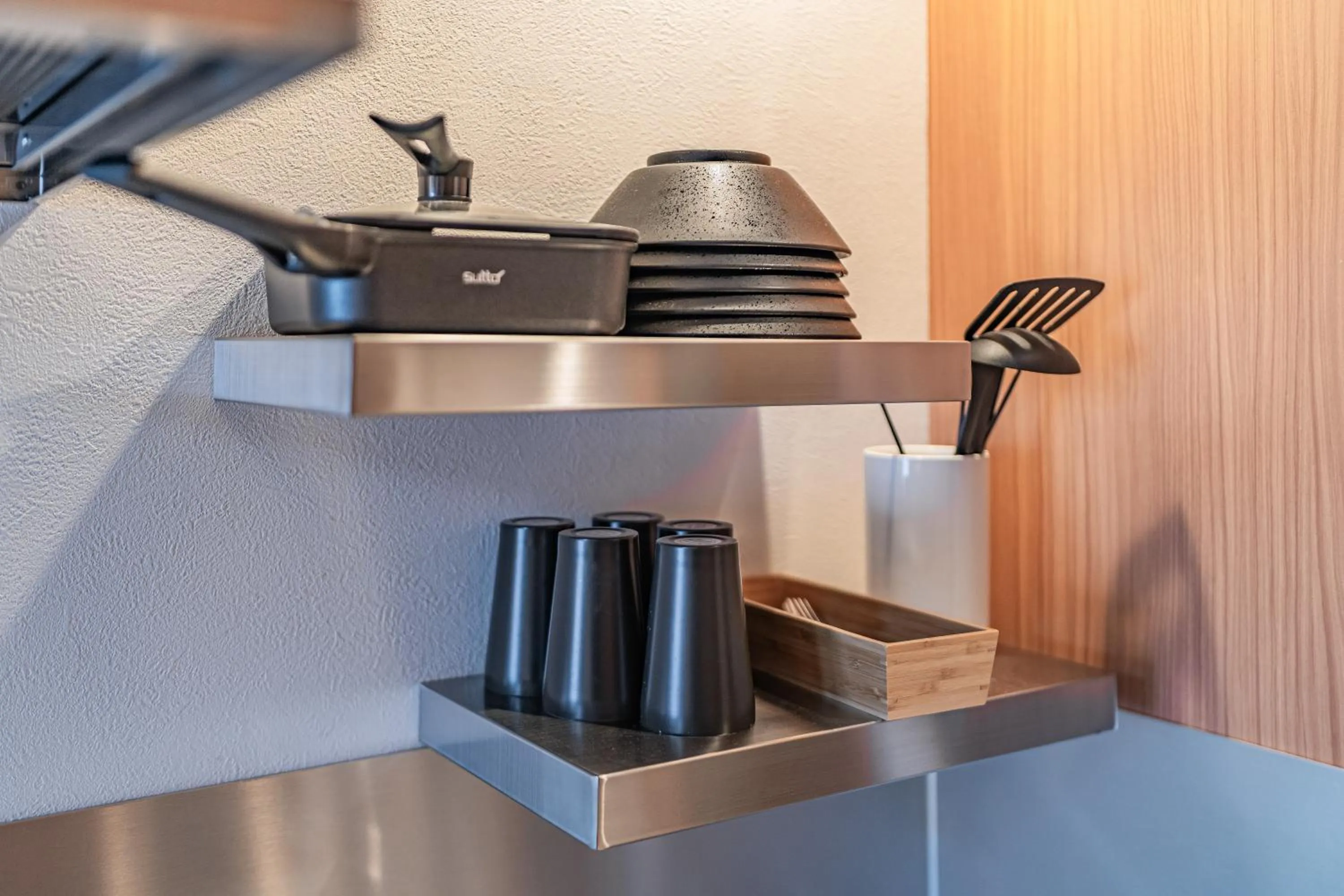 Coffee/tea facilities in Apartment Hotel 11 Namba Minami Shinimamiya