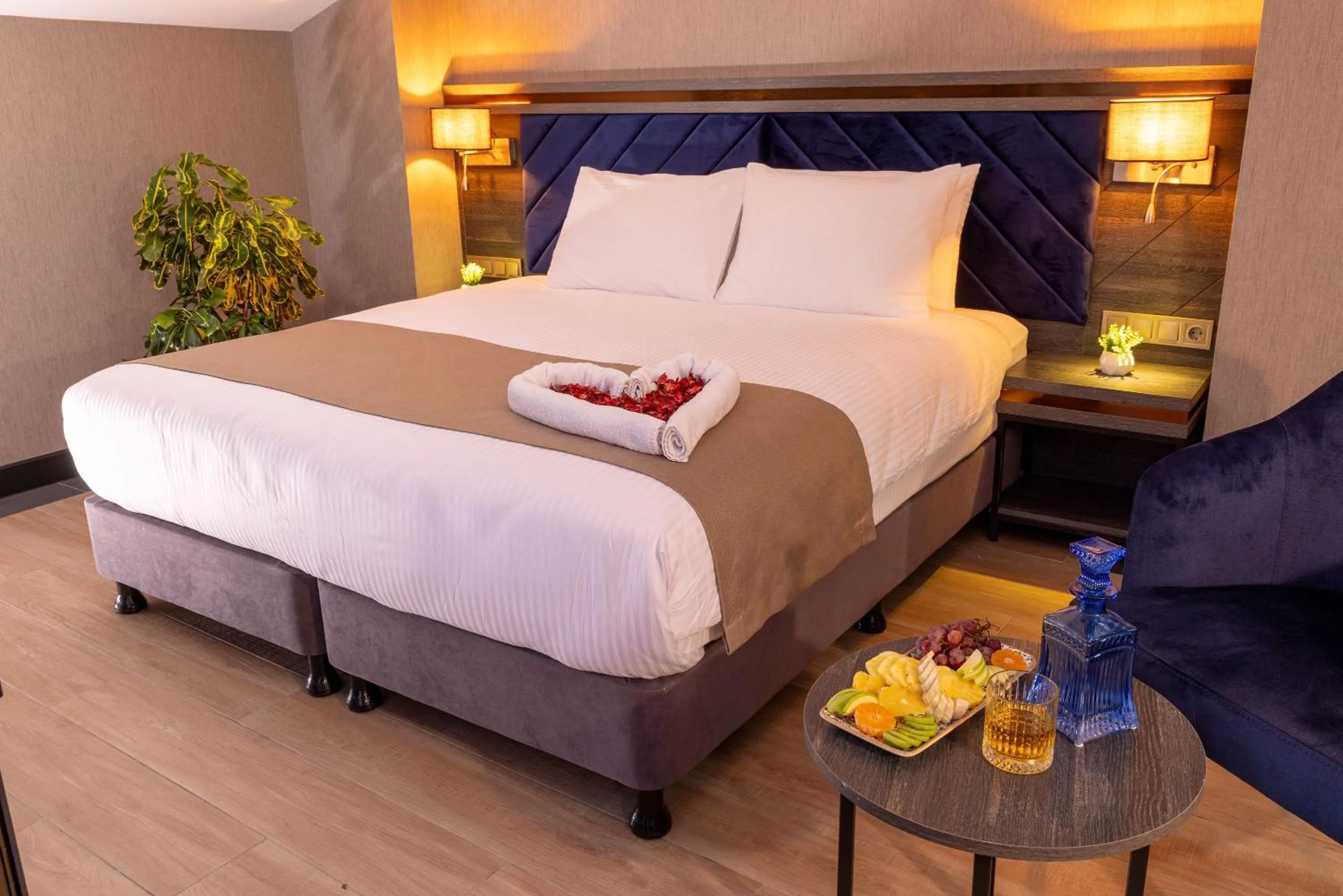 Bed in WestDoor Hotel