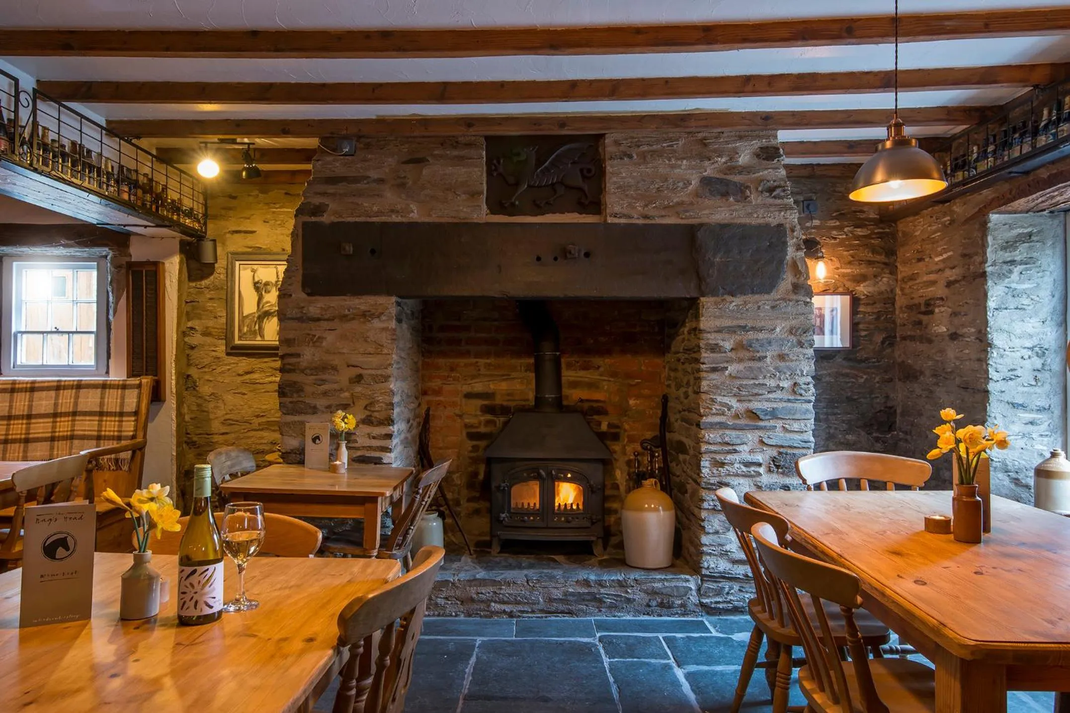 Lounge or bar in The Nags Head Inn