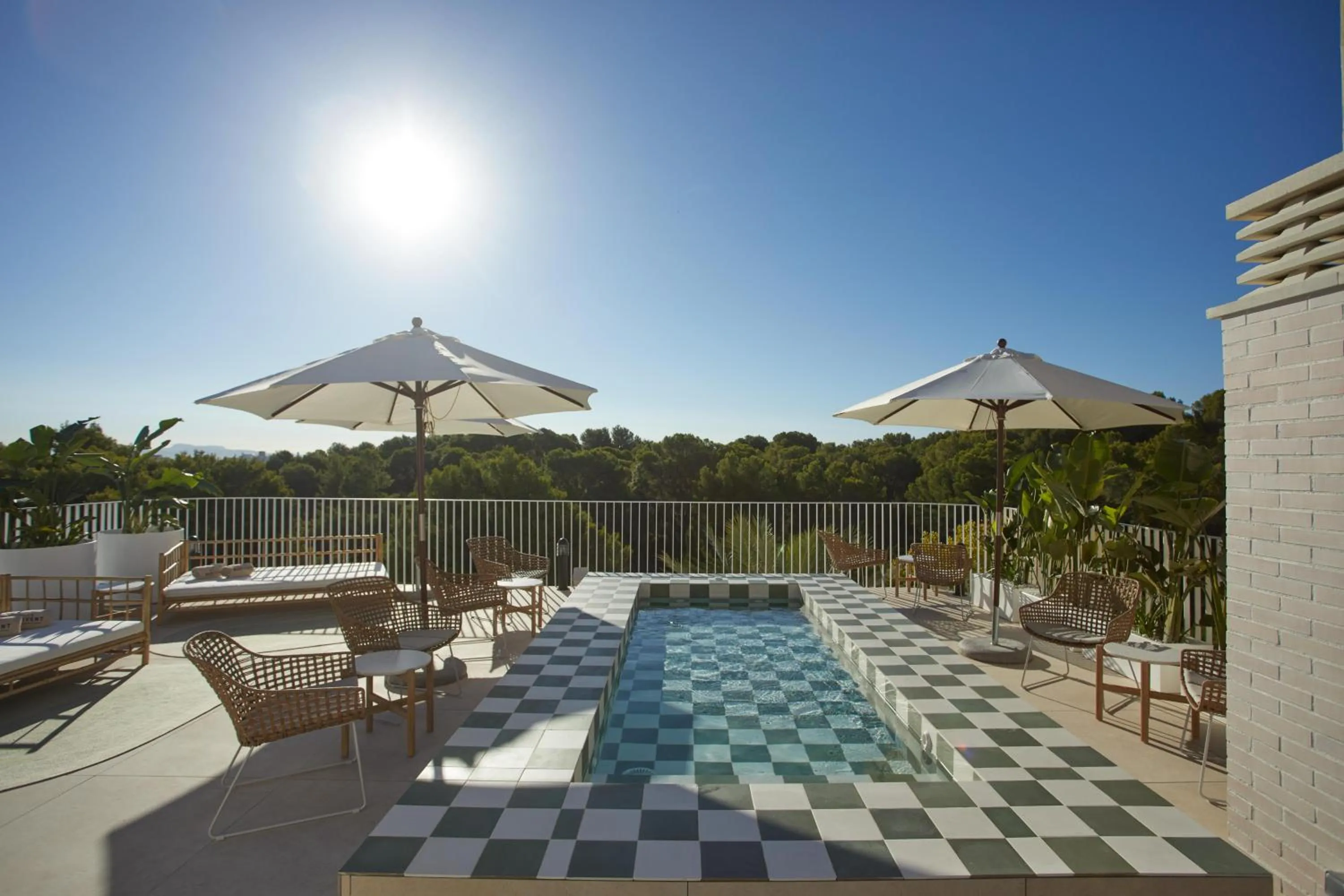 Balcony/Terrace in Belle Marivent Mediterranean Petit Hotel