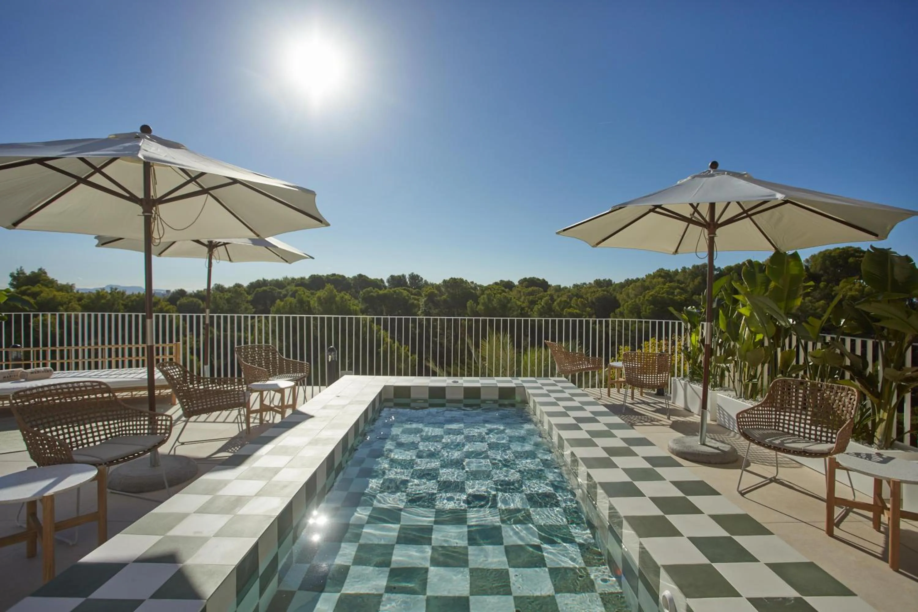 Balcony/Terrace in Belle Marivent Mediterranean Petit Hotel