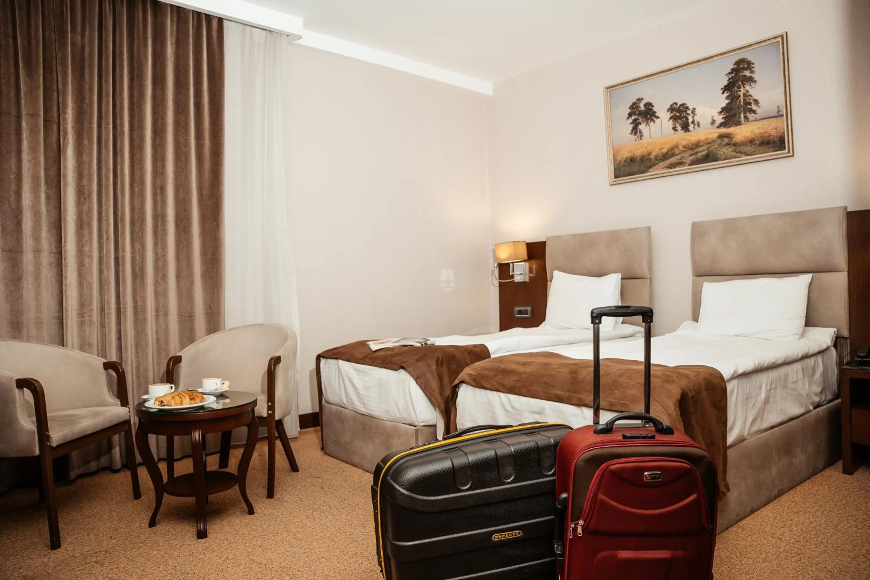 Bed in The Diamond Hotel Baku