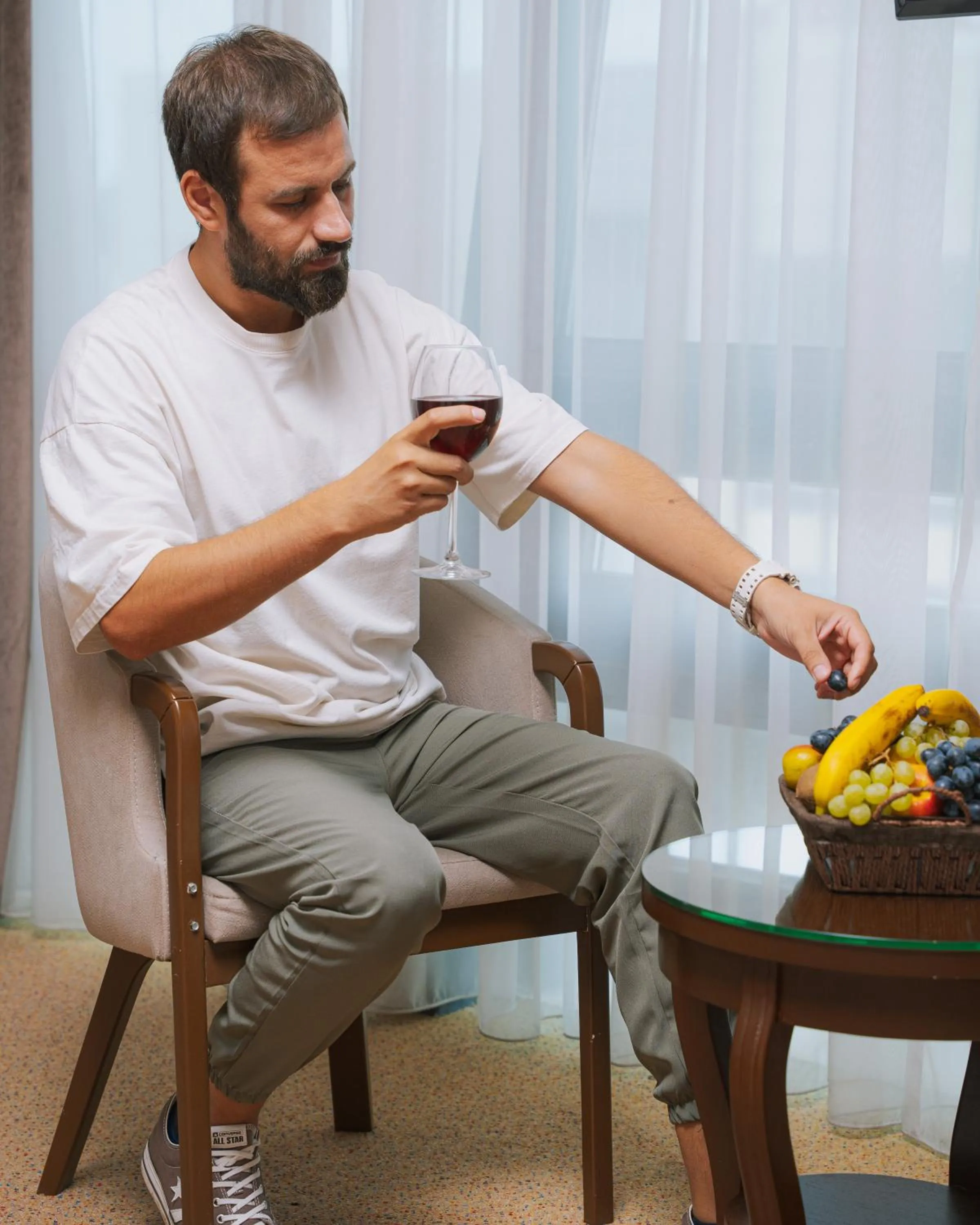 Seating area in The Diamond Hotel Baku