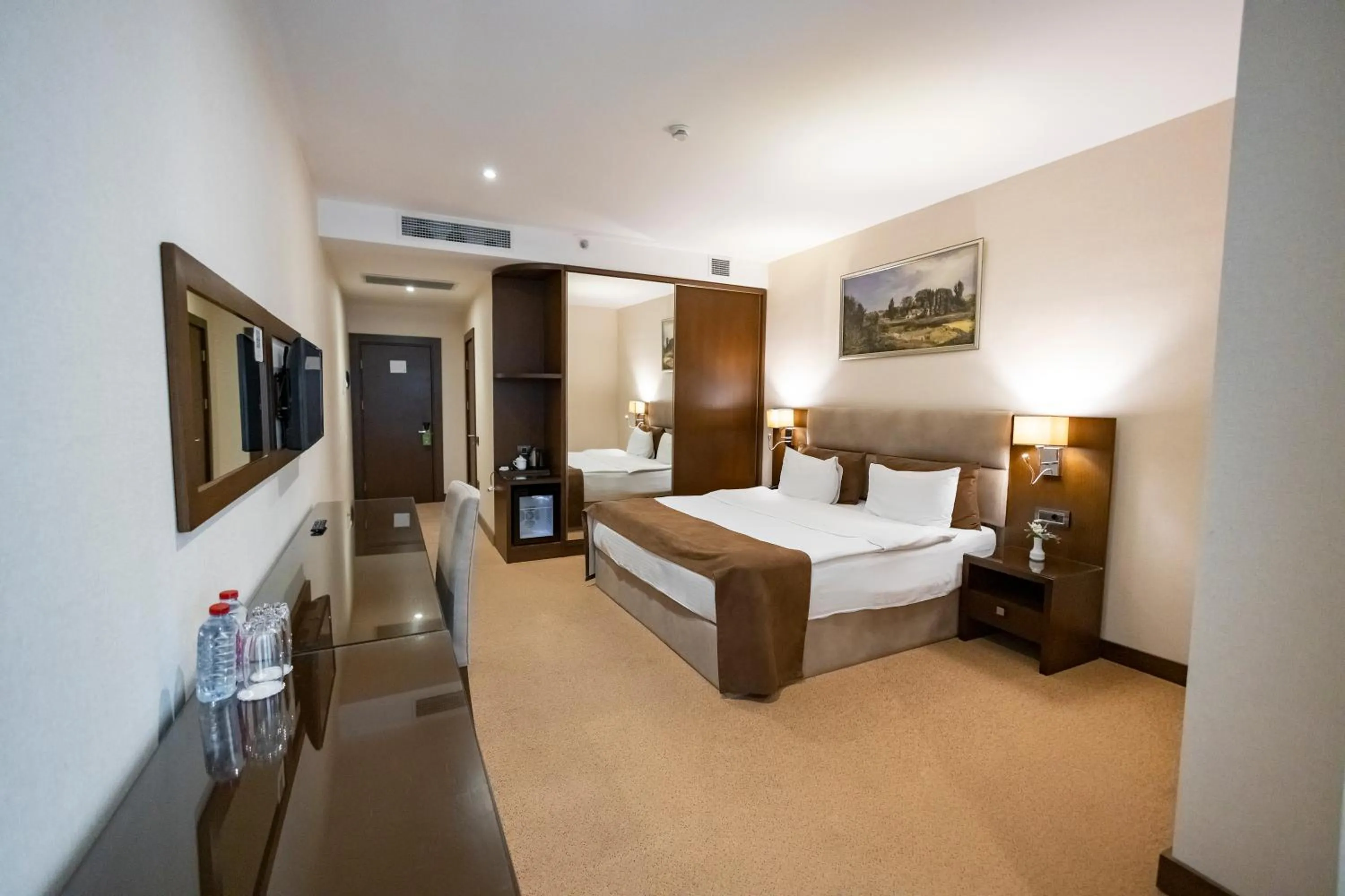 Bed in The Diamond Hotel Baku