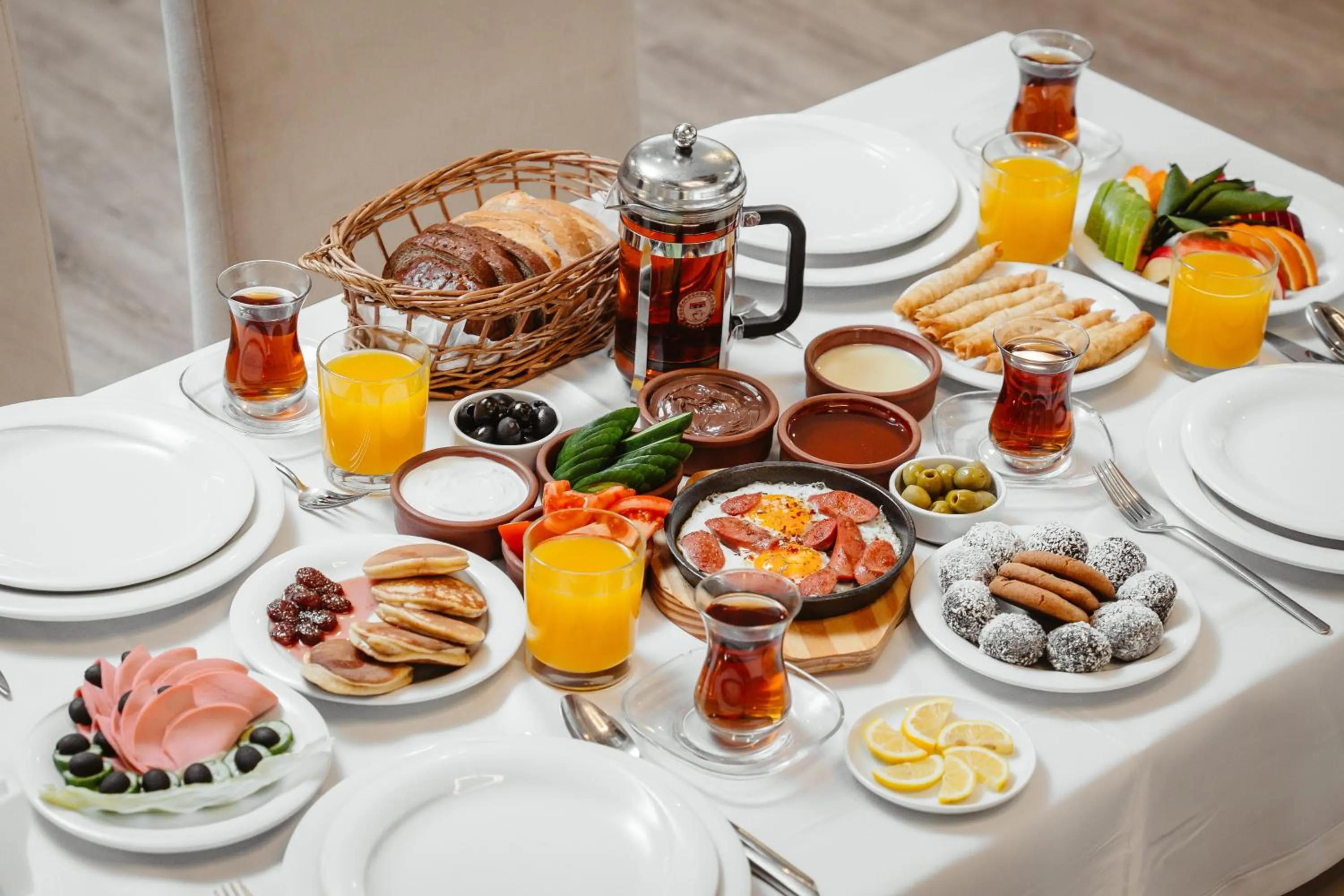 Breakfast in The Diamond Hotel Baku