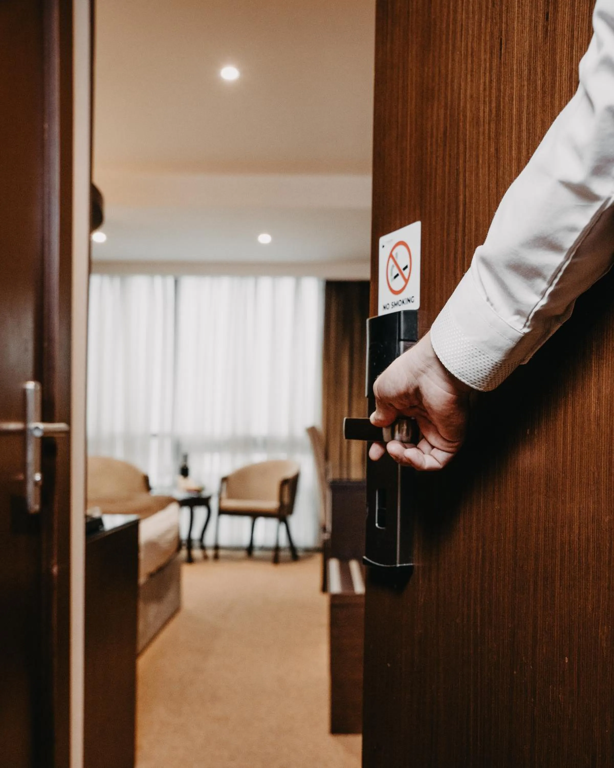 Bed in The Diamond Hotel Baku