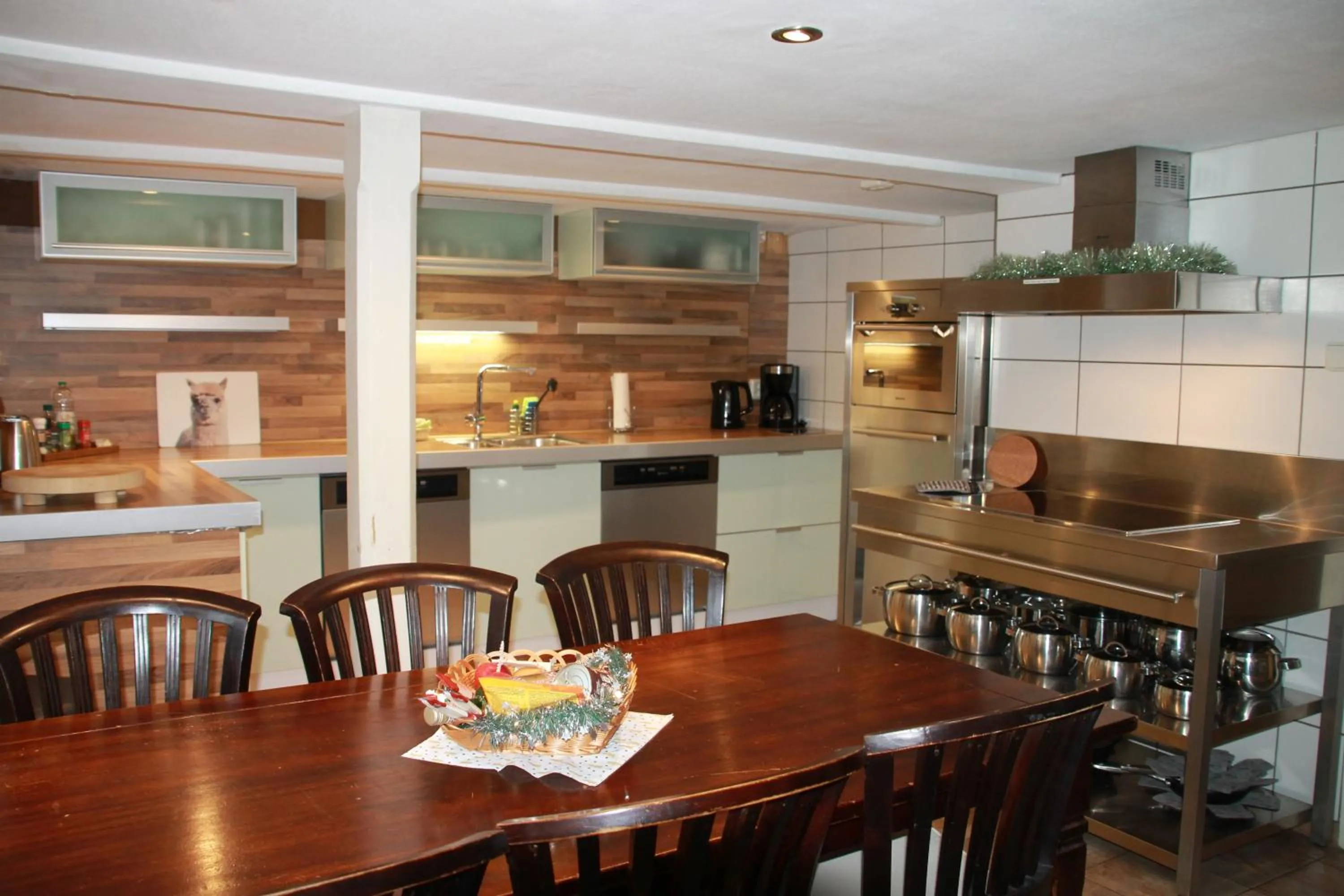Kitchen or kitchenette in Ferienhaus Winterberg für 12 Personen Sauna Garten Garage Hund