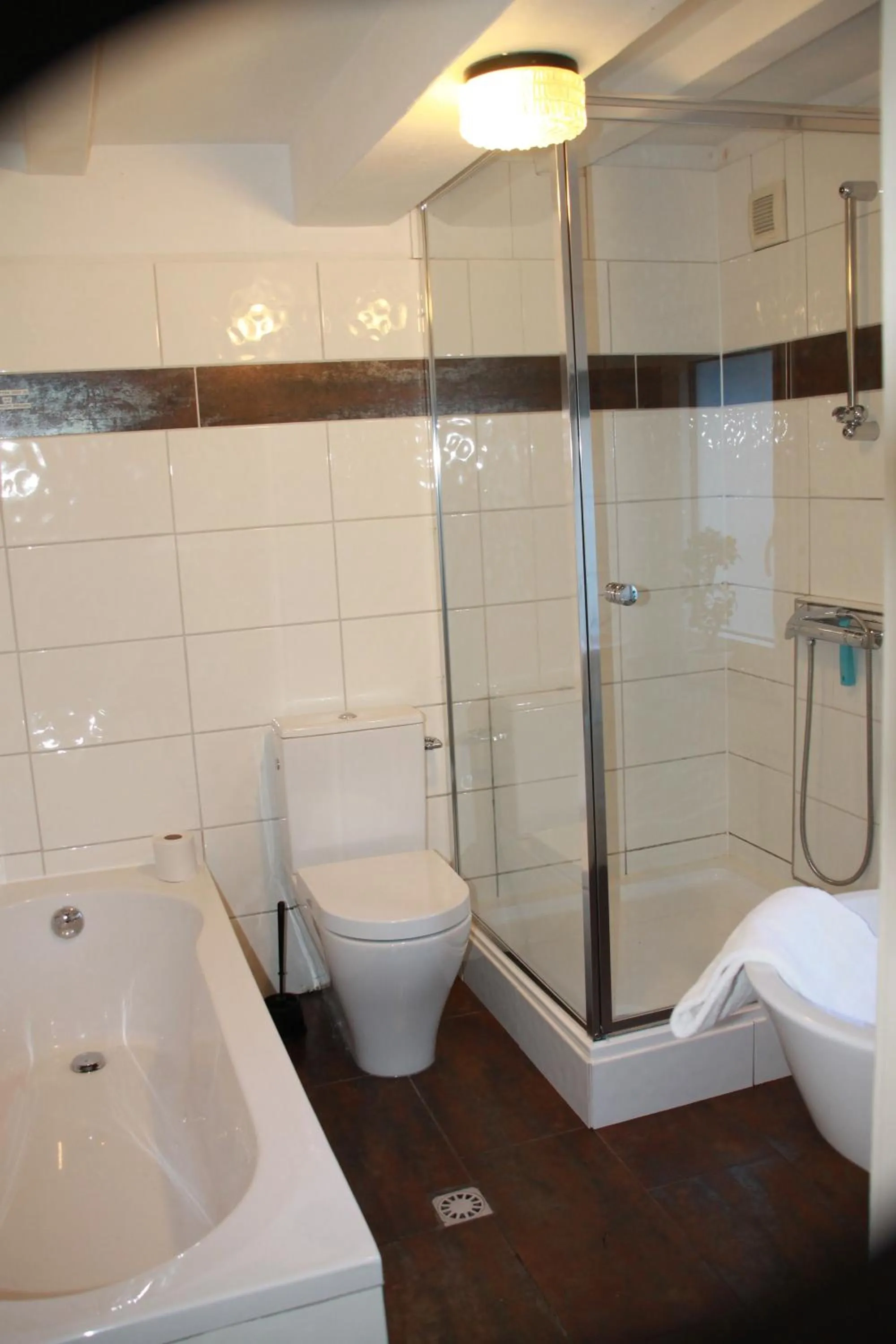 Shower in Ferienhaus Winterberg für 12 Personen Sauna Garten Garage Hund