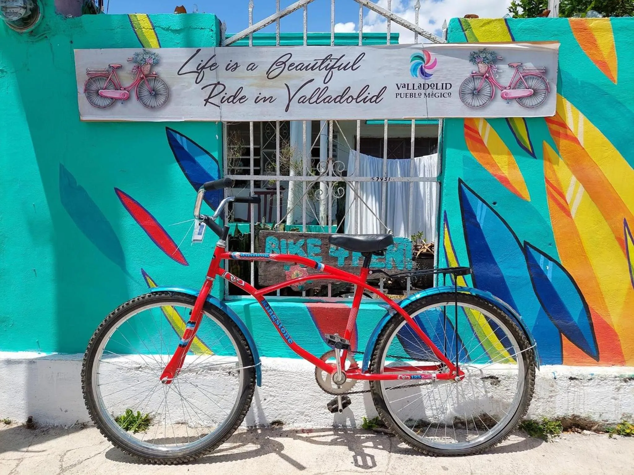 Cycling in Guacamayas Hostel and Social Laundry