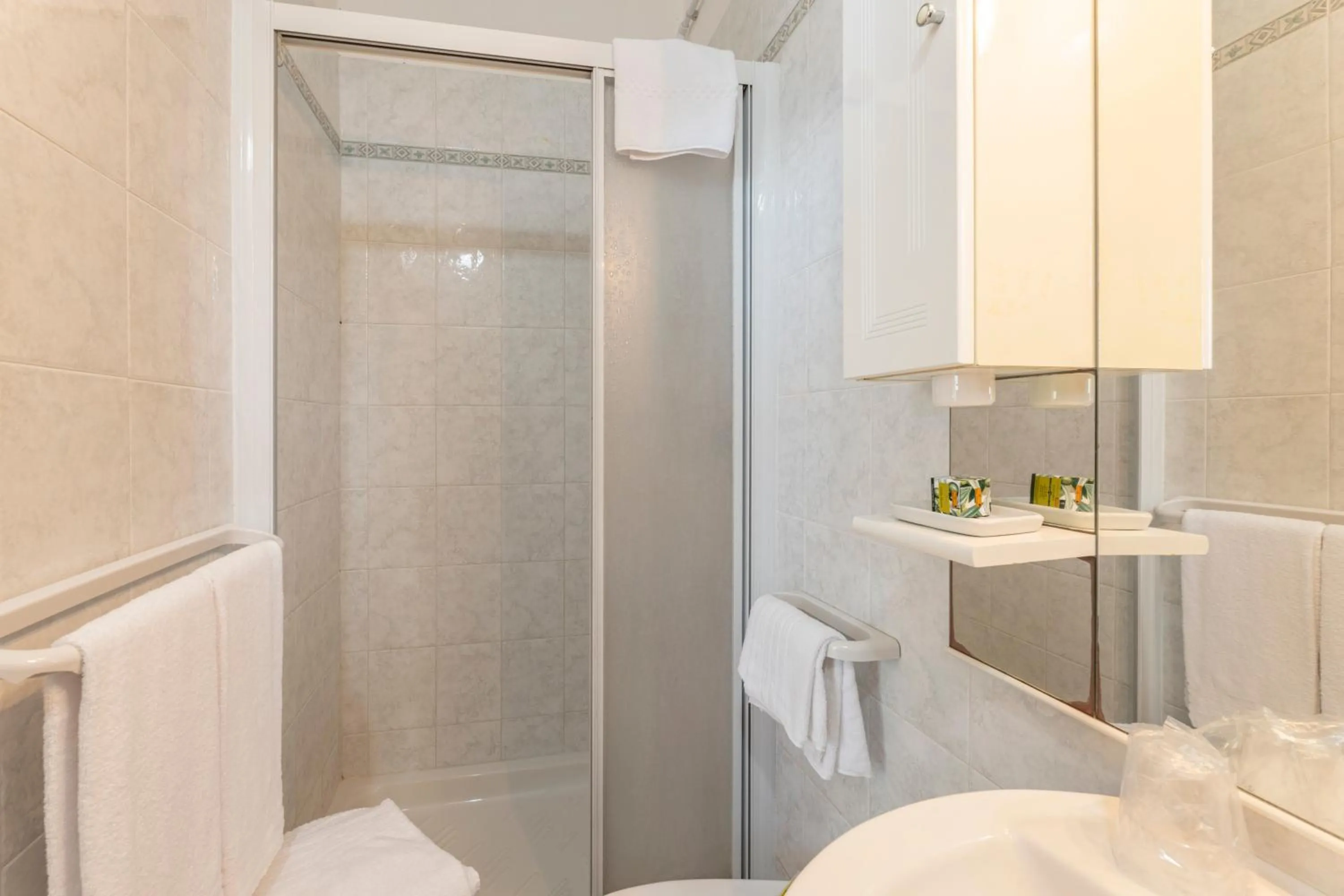 Shower in Hotel Quisisana