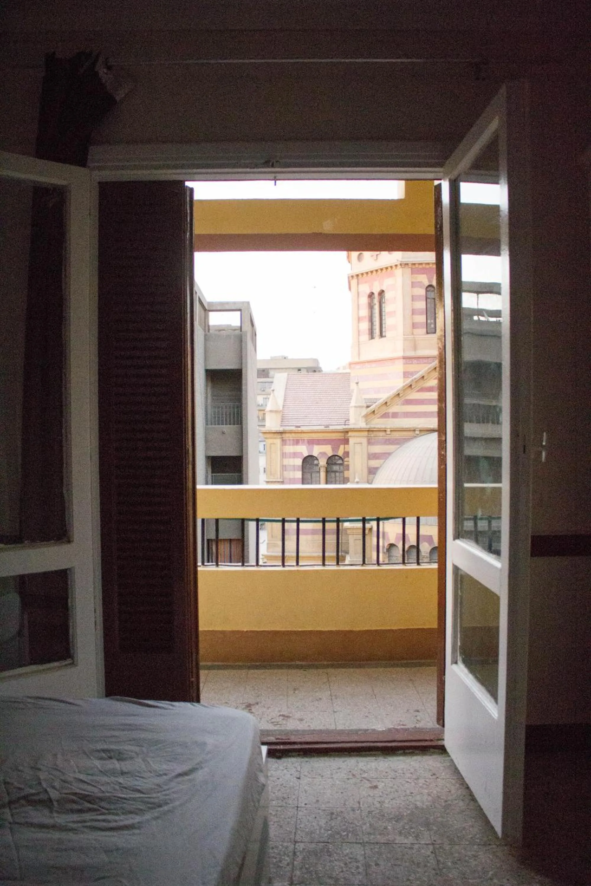Balcony/Terrace, Bed in cairo view hotel