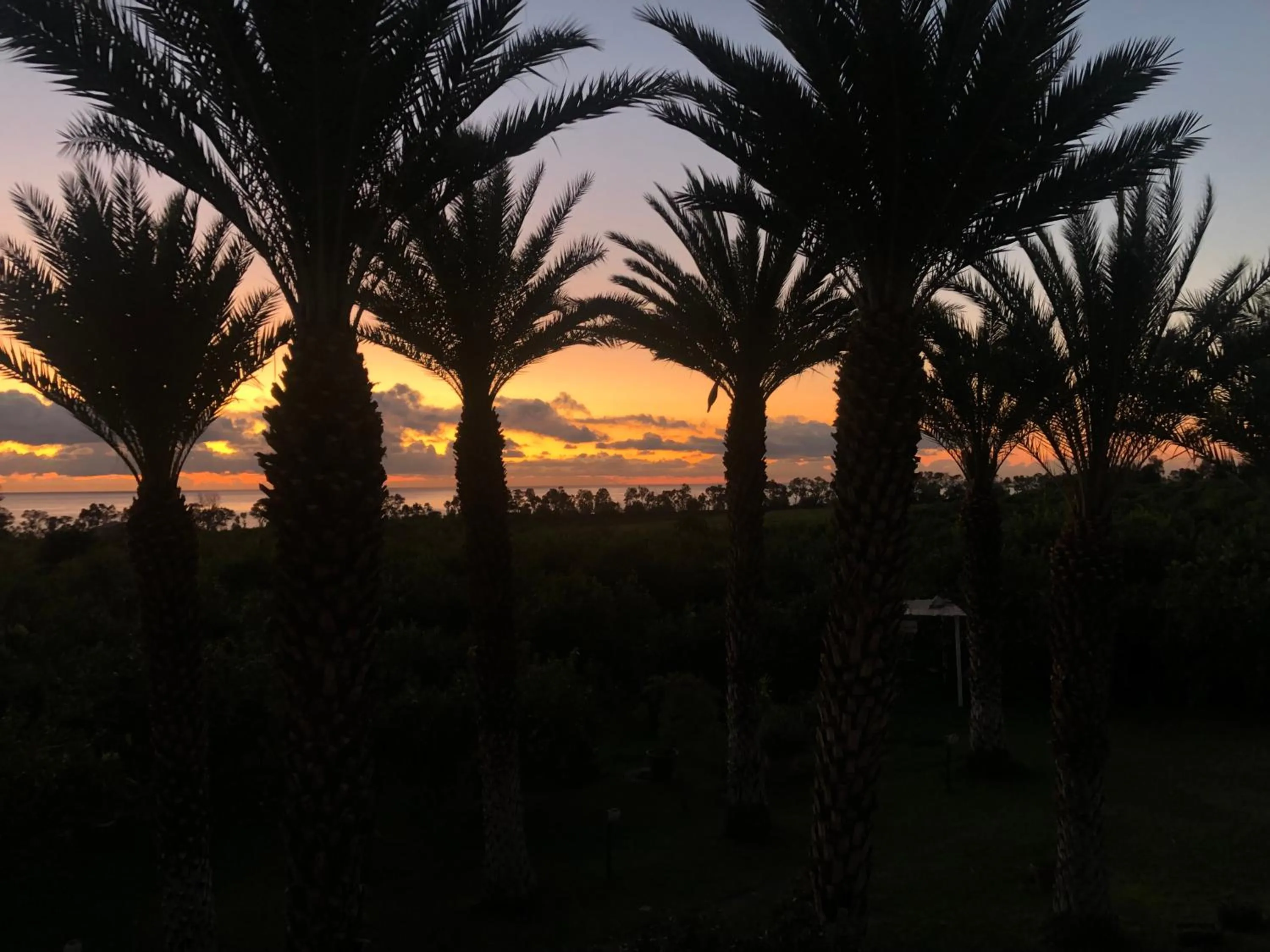 Sunset in Torre Archirafi Resort