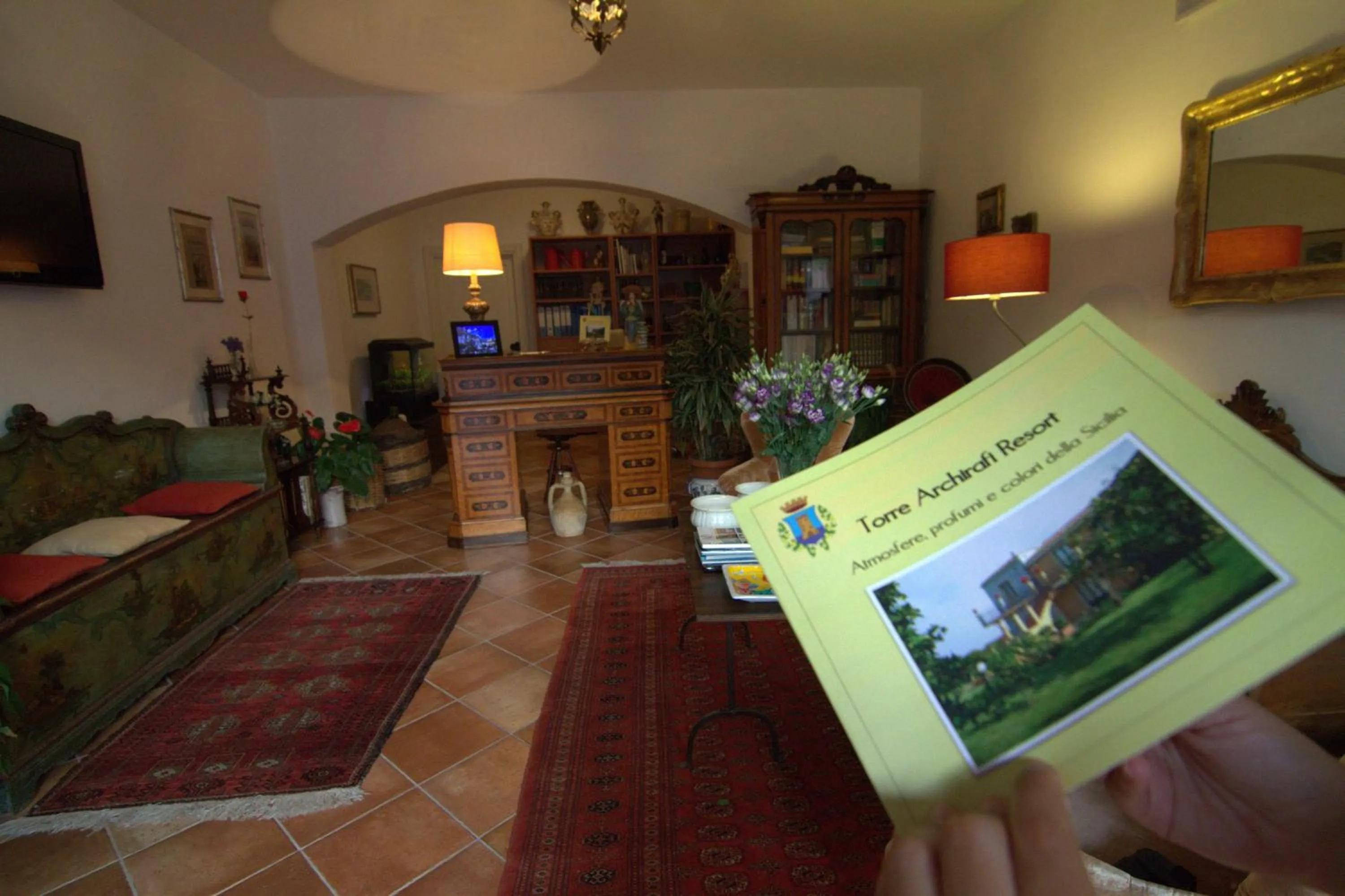 Lobby or reception in Torre Archirafi Resort