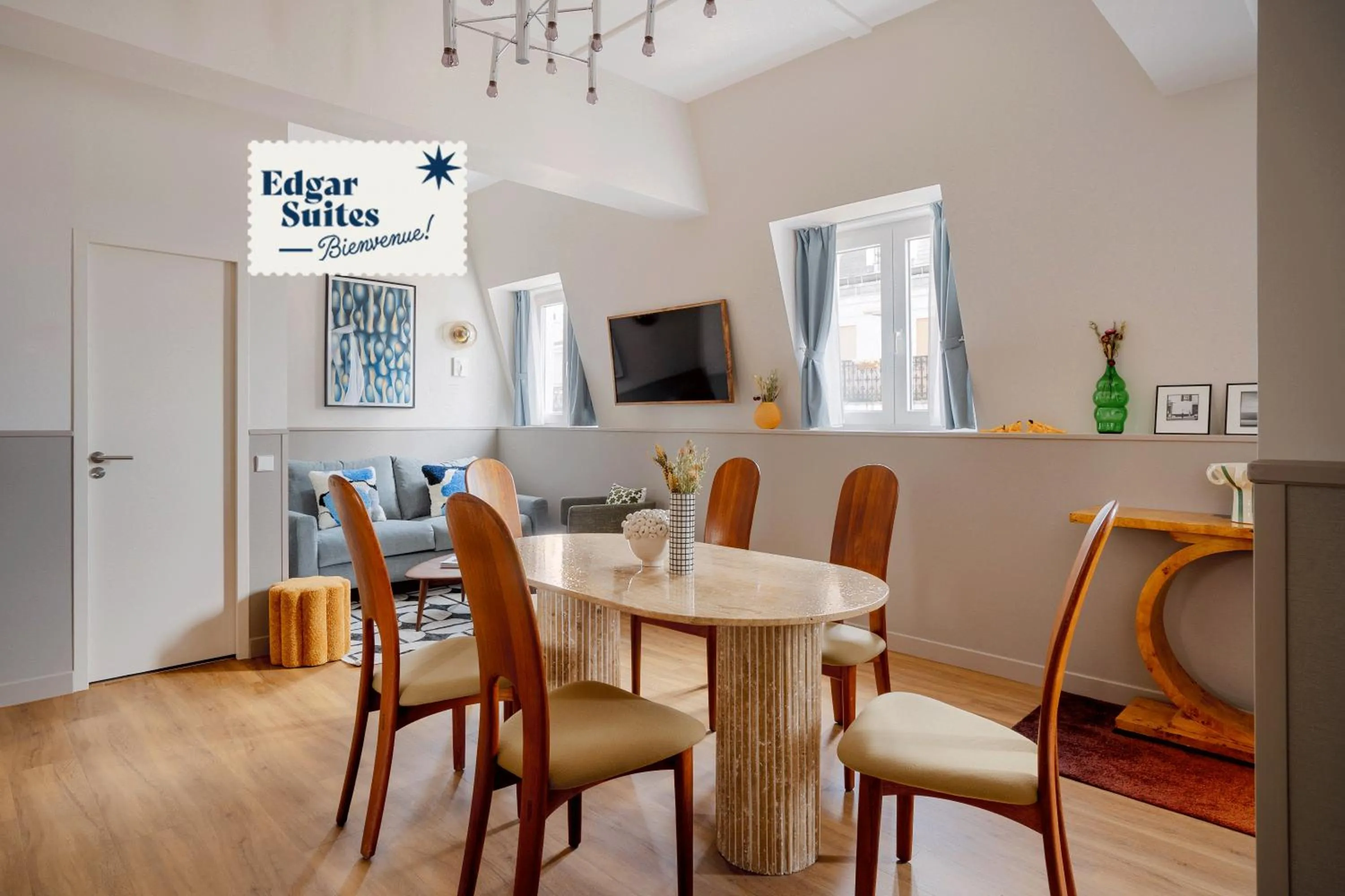 Living room in Edgar Suites Montmartre - Paul Albert