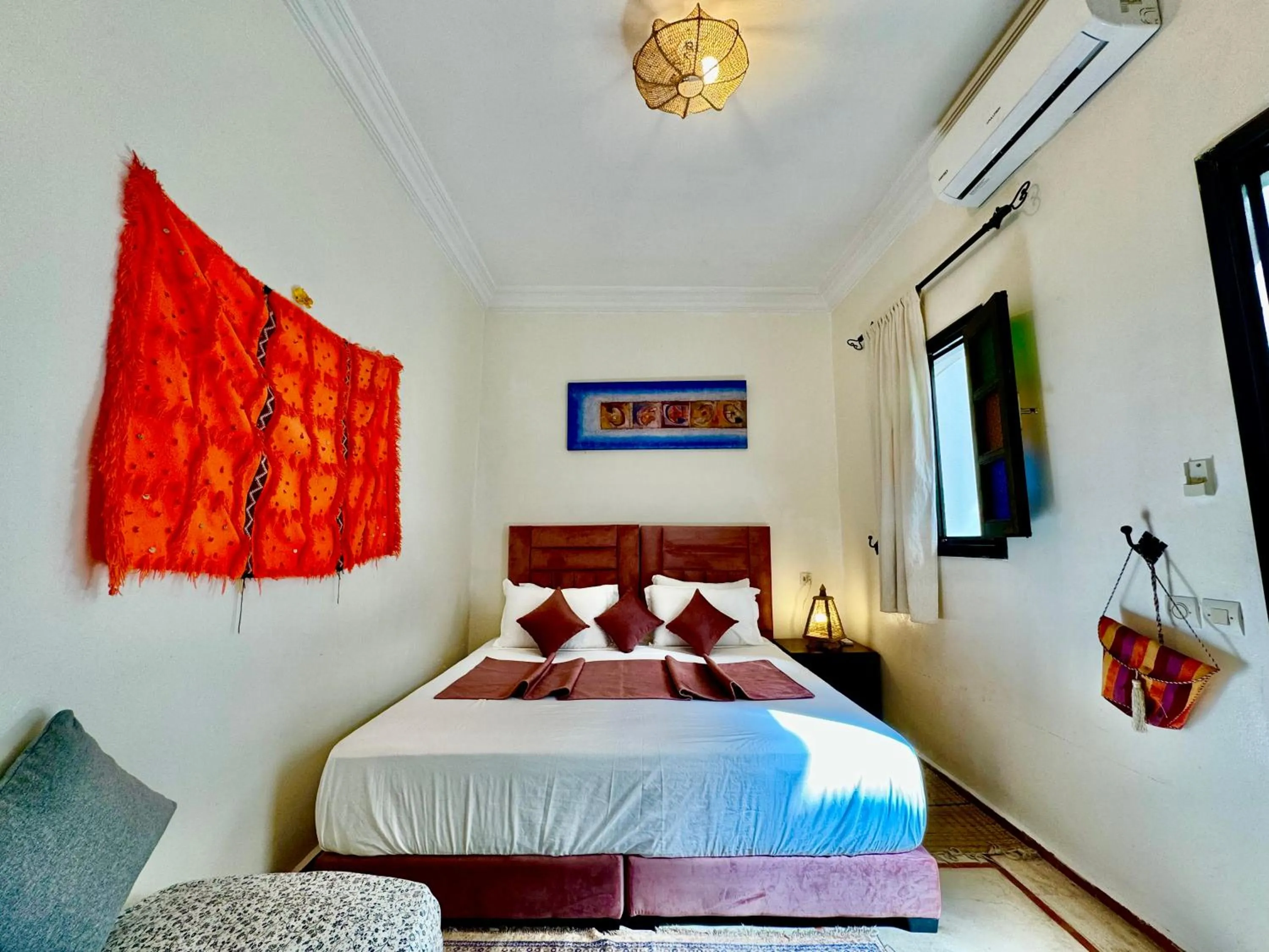 Bedroom, Bed in Riad Iklil