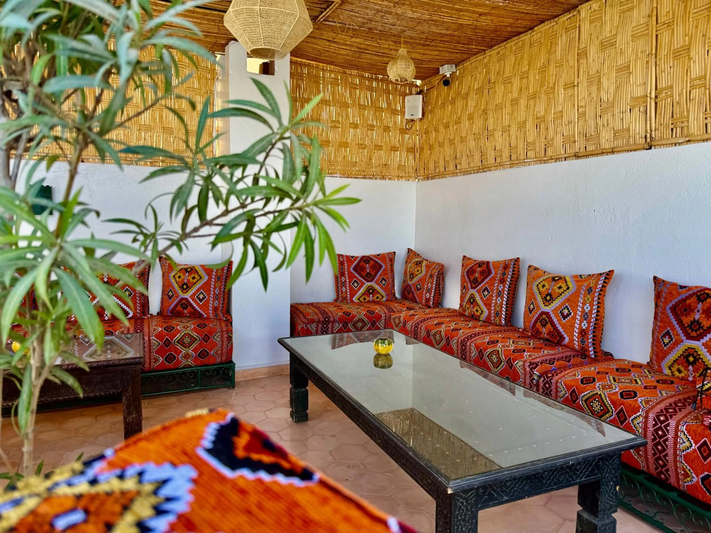 Seating area in Riad Iklil