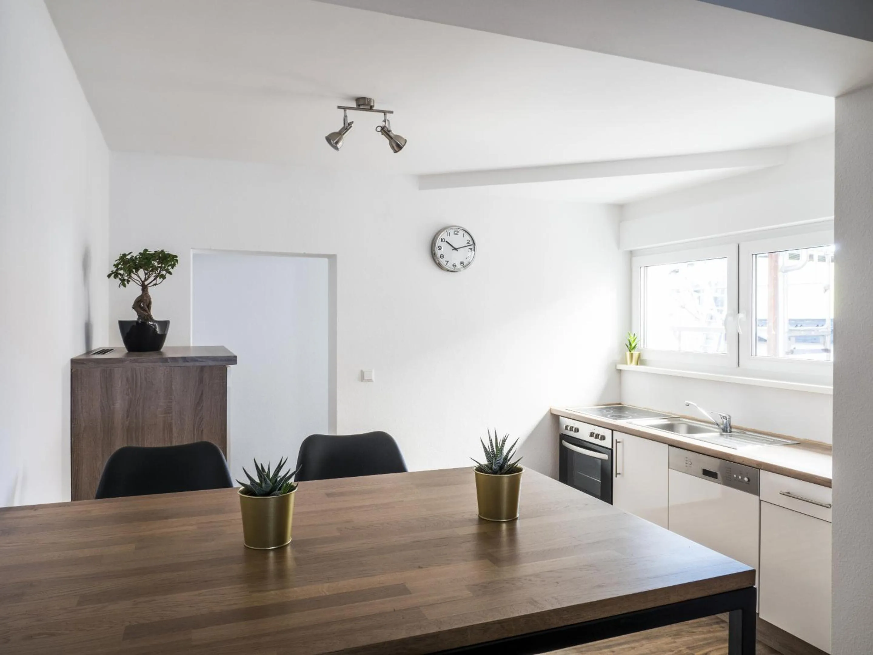Kitchen or kitchenette in Wohnung Forst