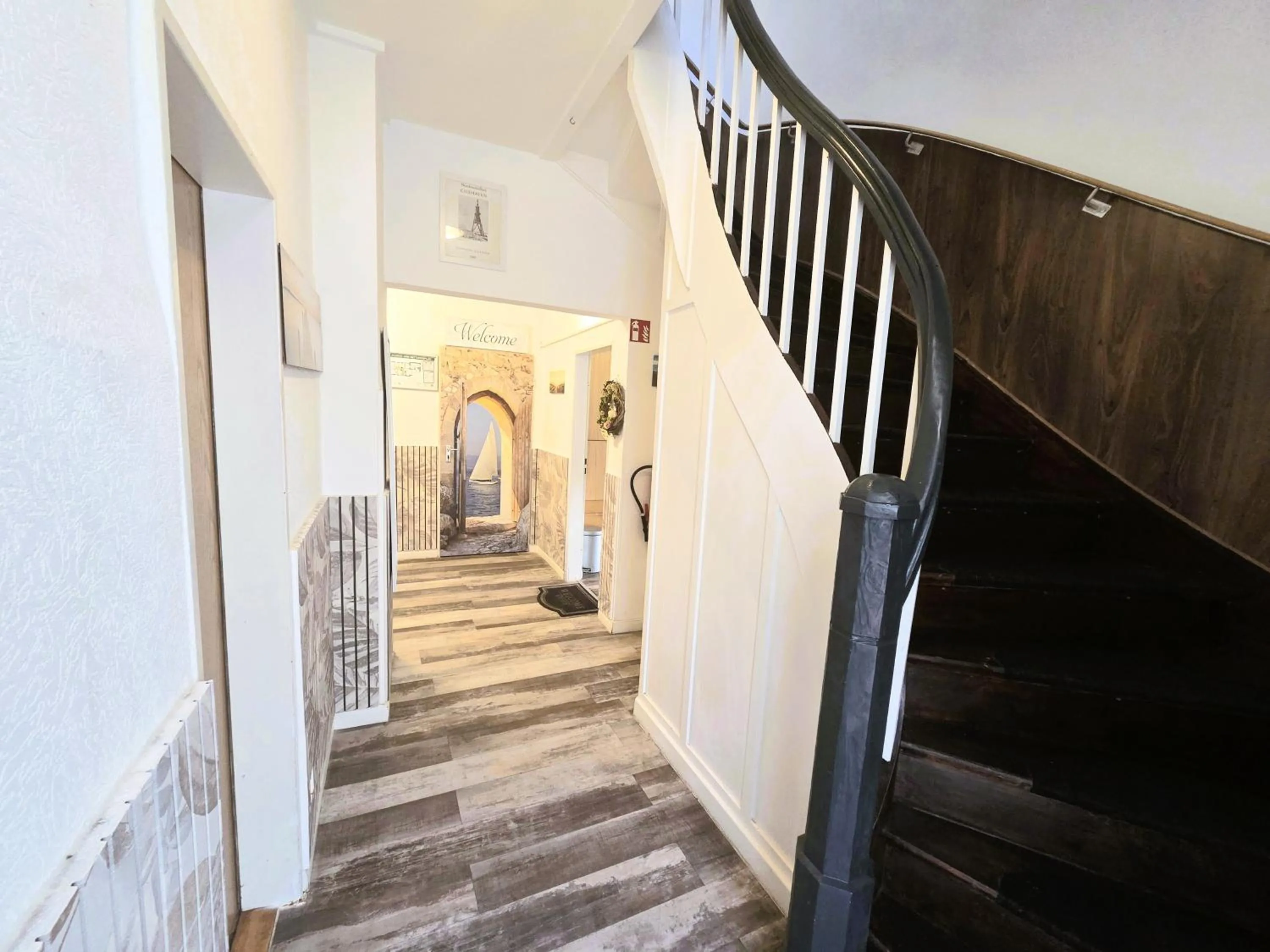 Property building in City Center Hotel Garni Cuxhaven