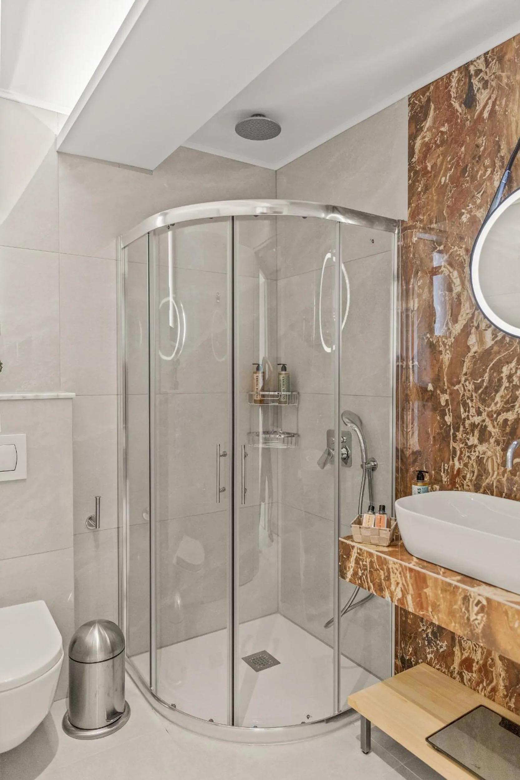 Shower in KOUROS STONE SUITES