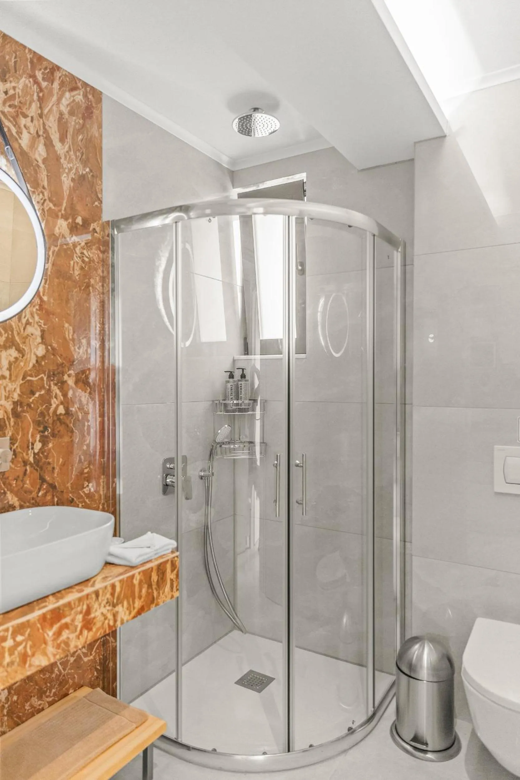Shower in KOUROS STONE SUITES