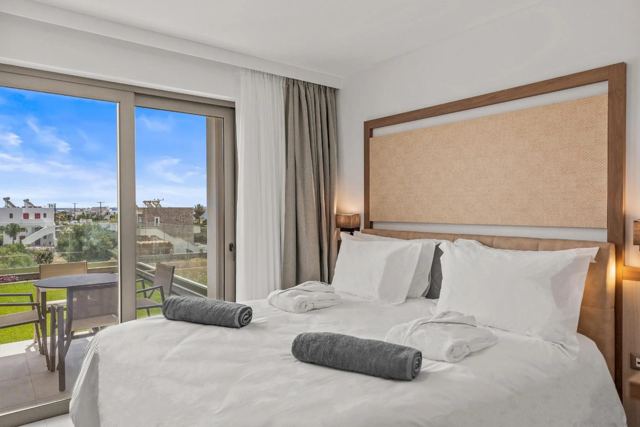 Bedroom, Bed in KOUROS STONE SUITES
