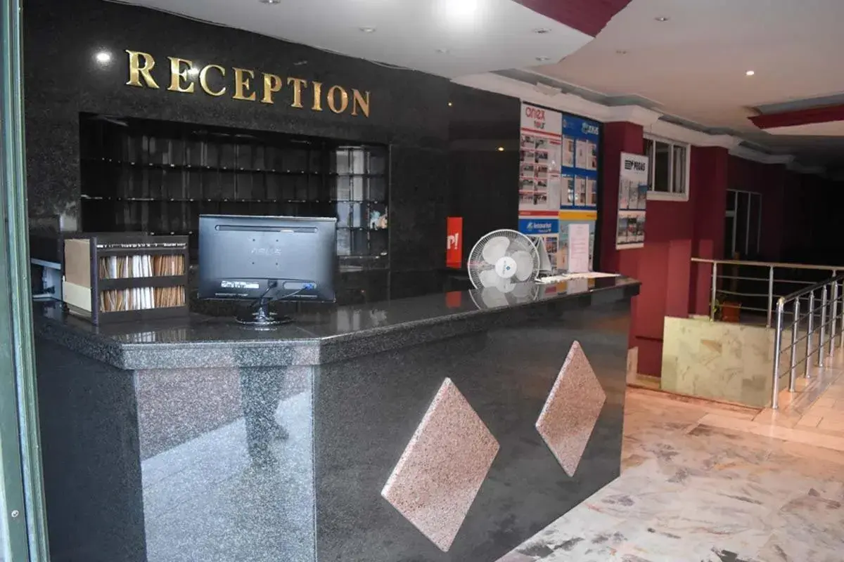 Lobby or reception in Ares City Hotel Lobby or reception in Ares City Hotel