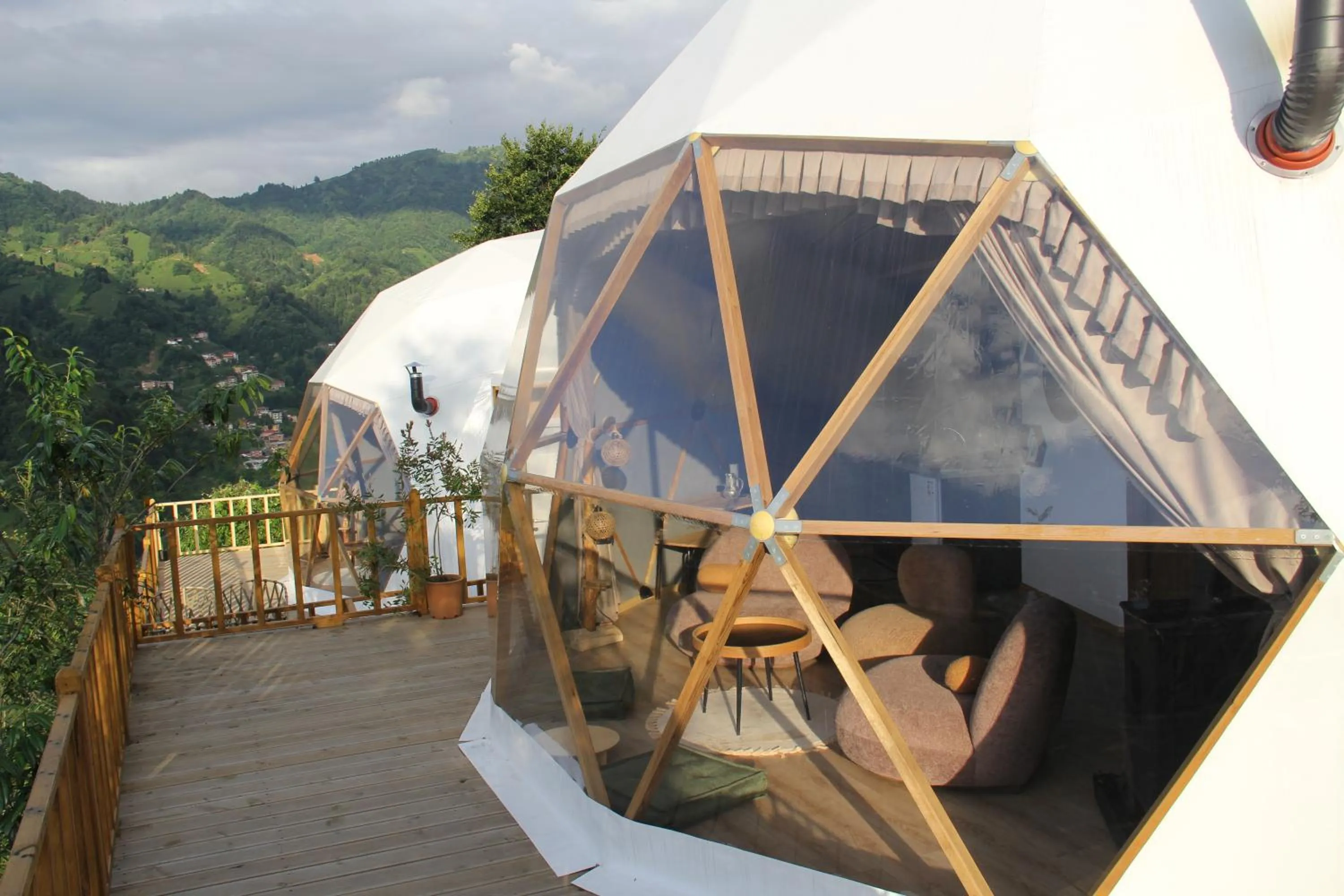Balcony/Terrace in Bogina Dome & Suite - Çamlıhemşin