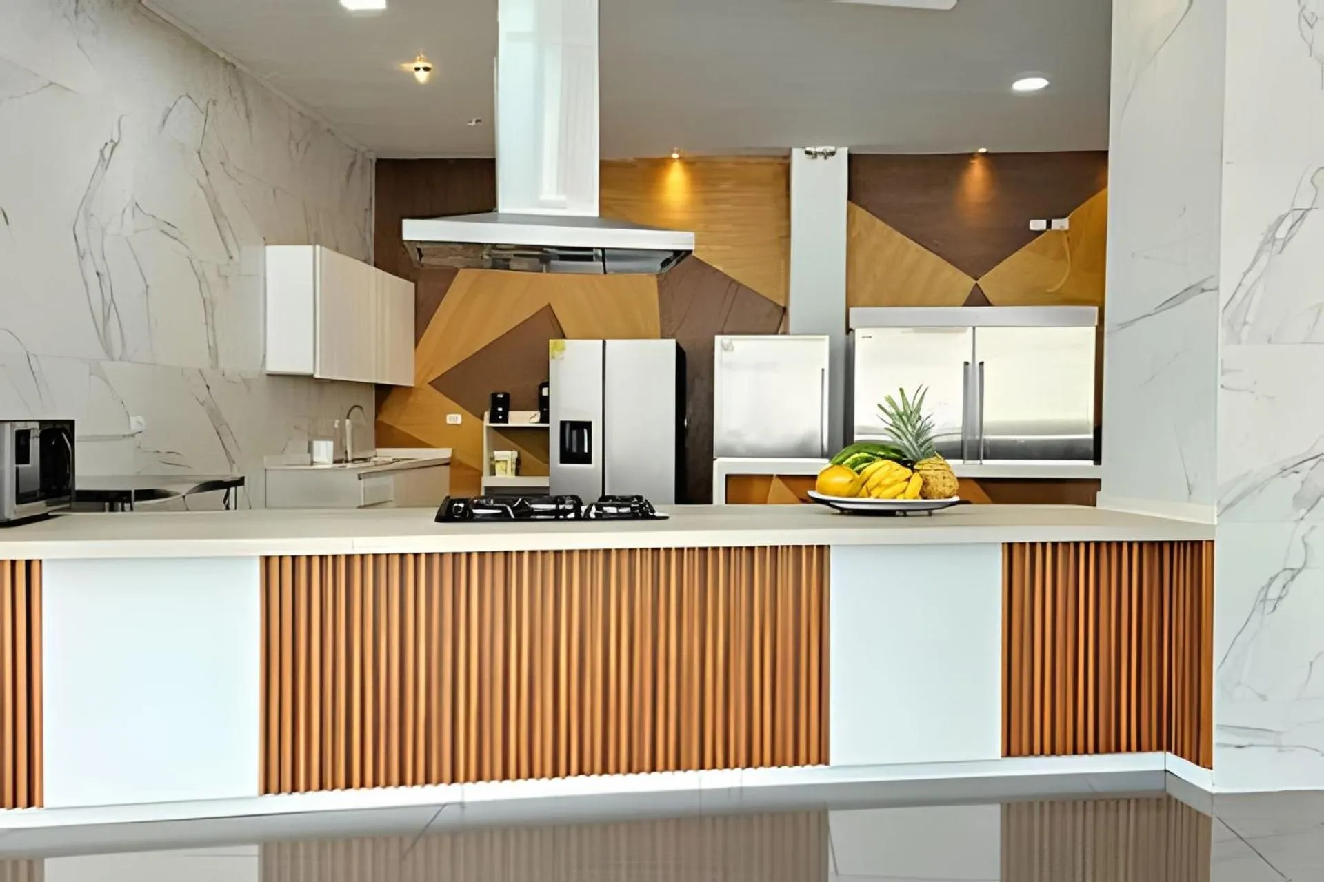 Communal kitchen in Hotel Lotto Boutique