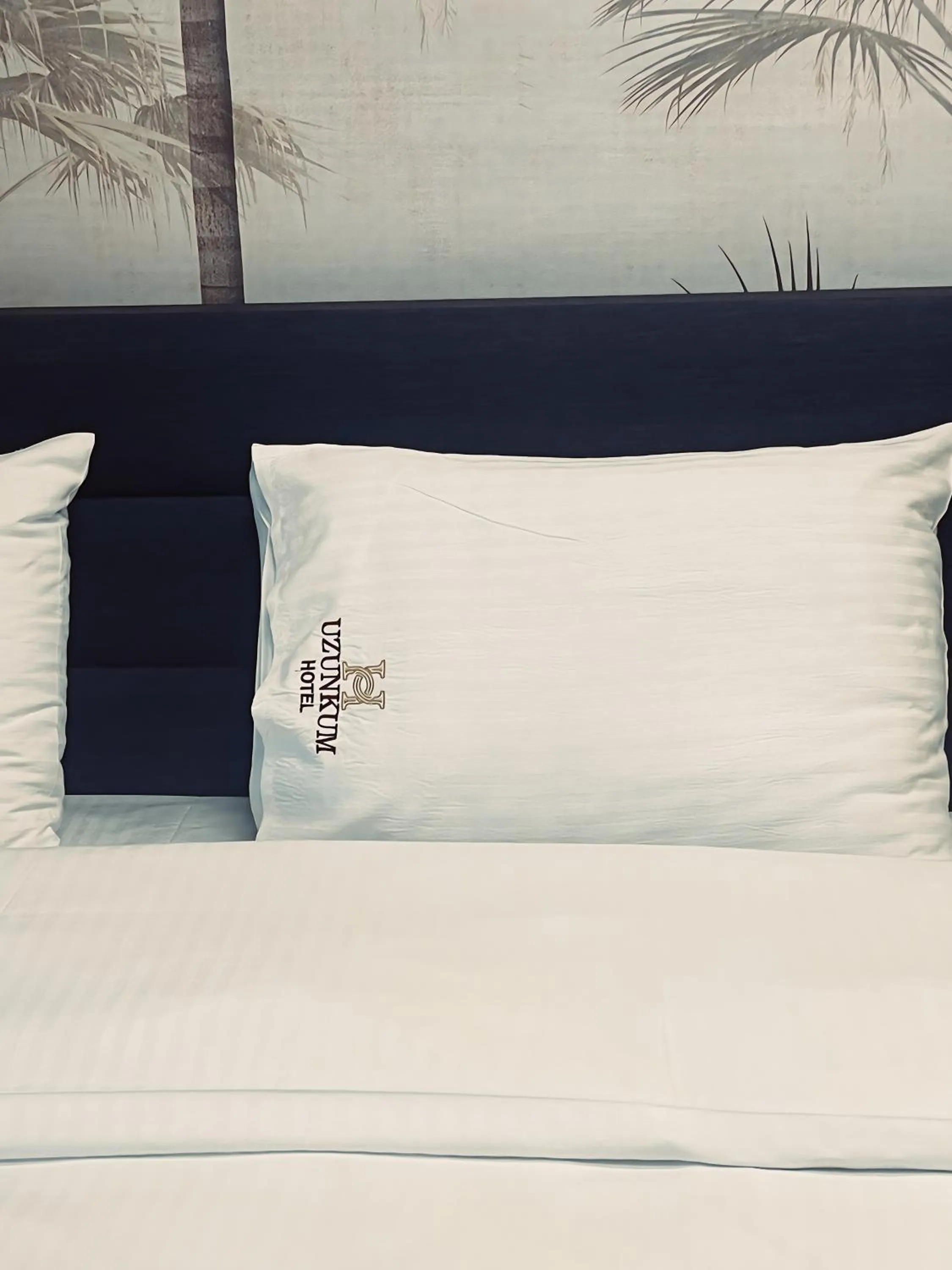 Bed in Uzunkum Hotel