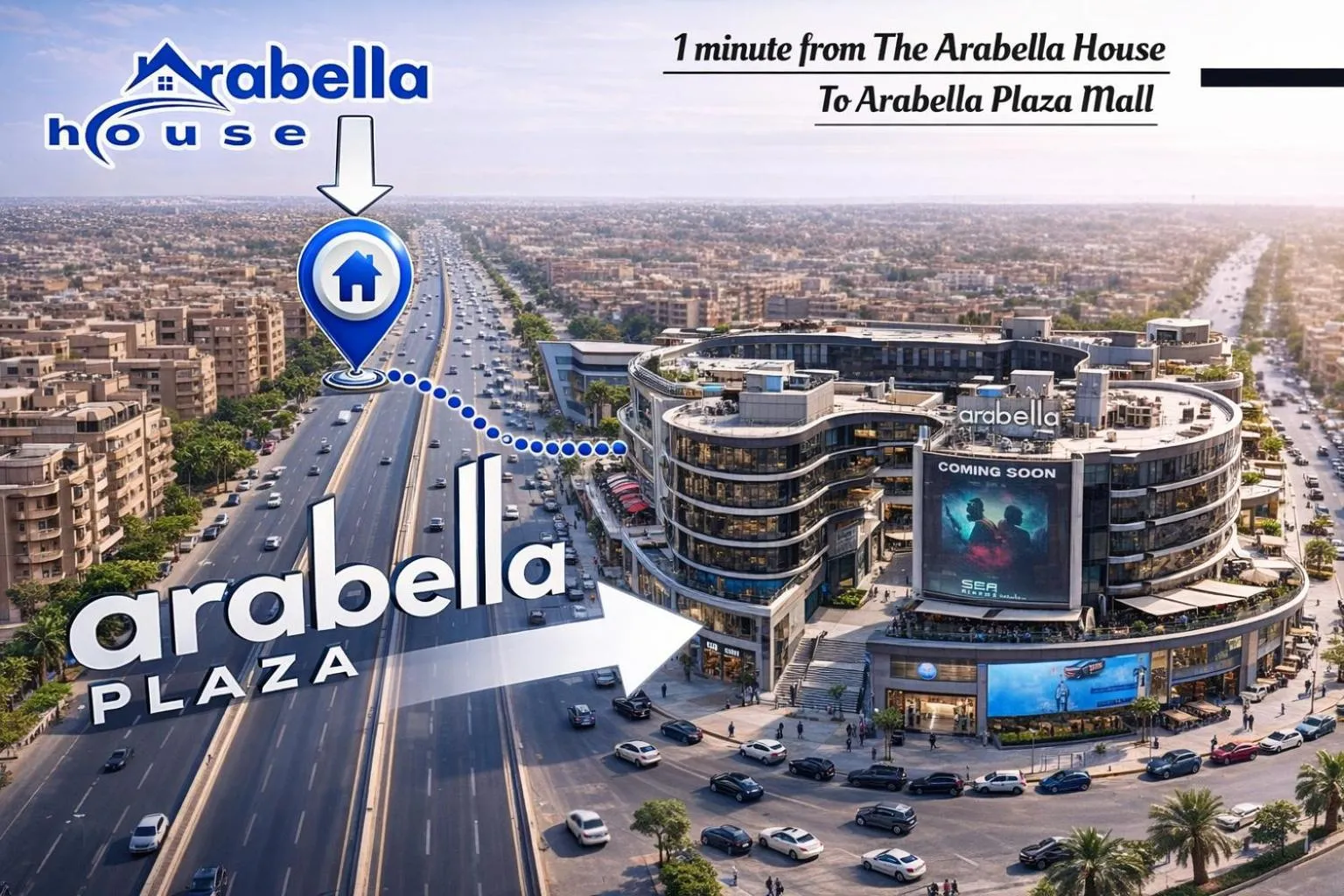 Arabella Residence 3BR - New Cairo Luxury Serviced Apartments