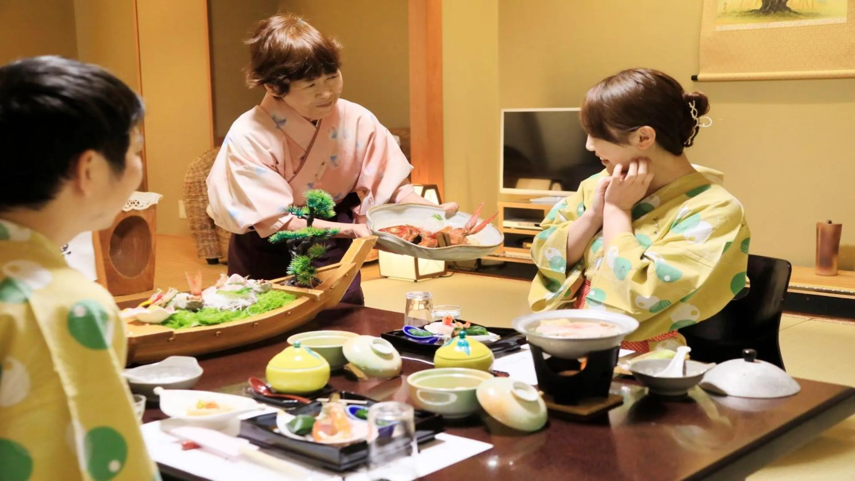 Food in Yuyado Mikannoki