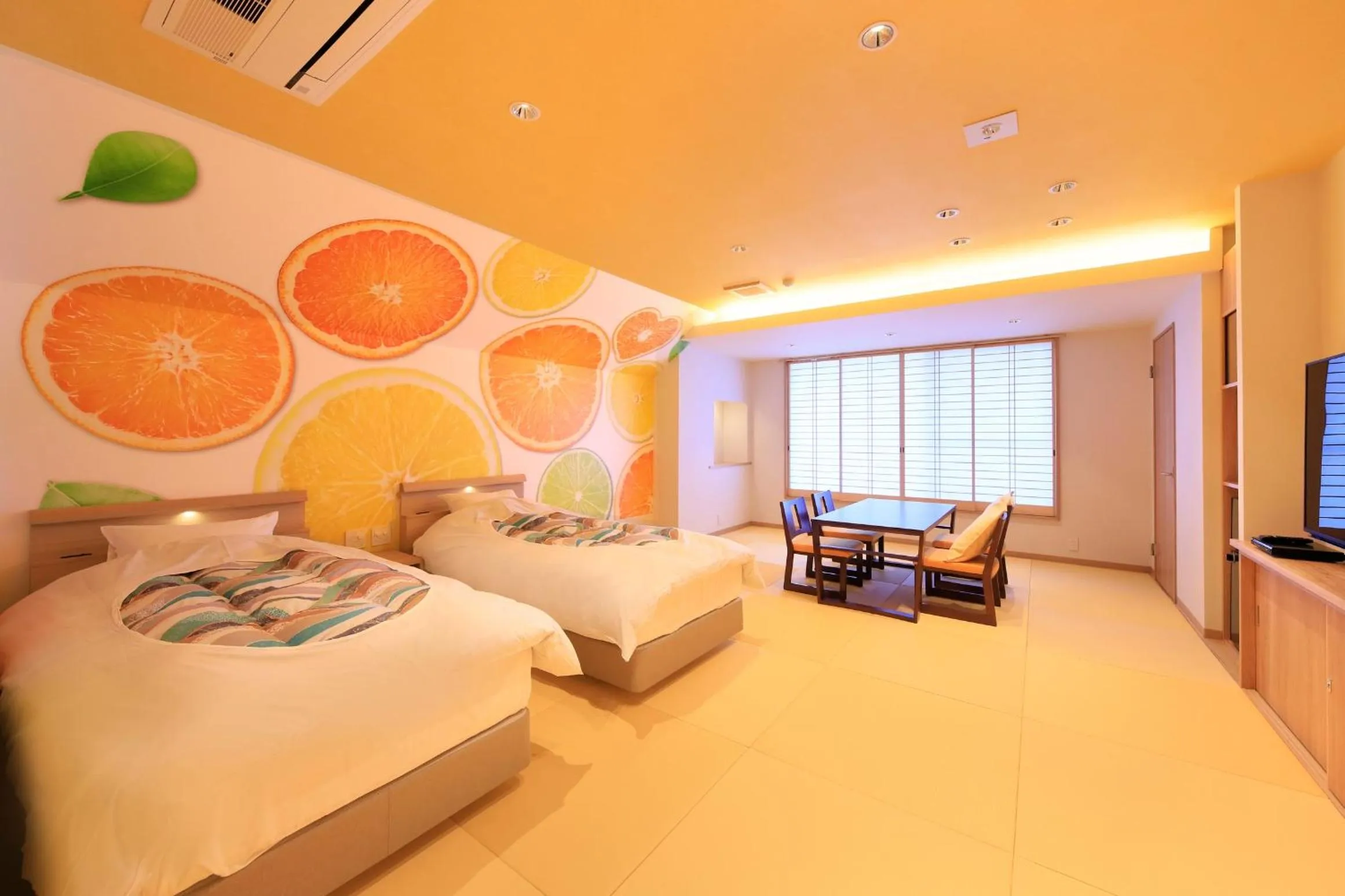 Photo of the whole room, Bed in Yuyado Mikannoki