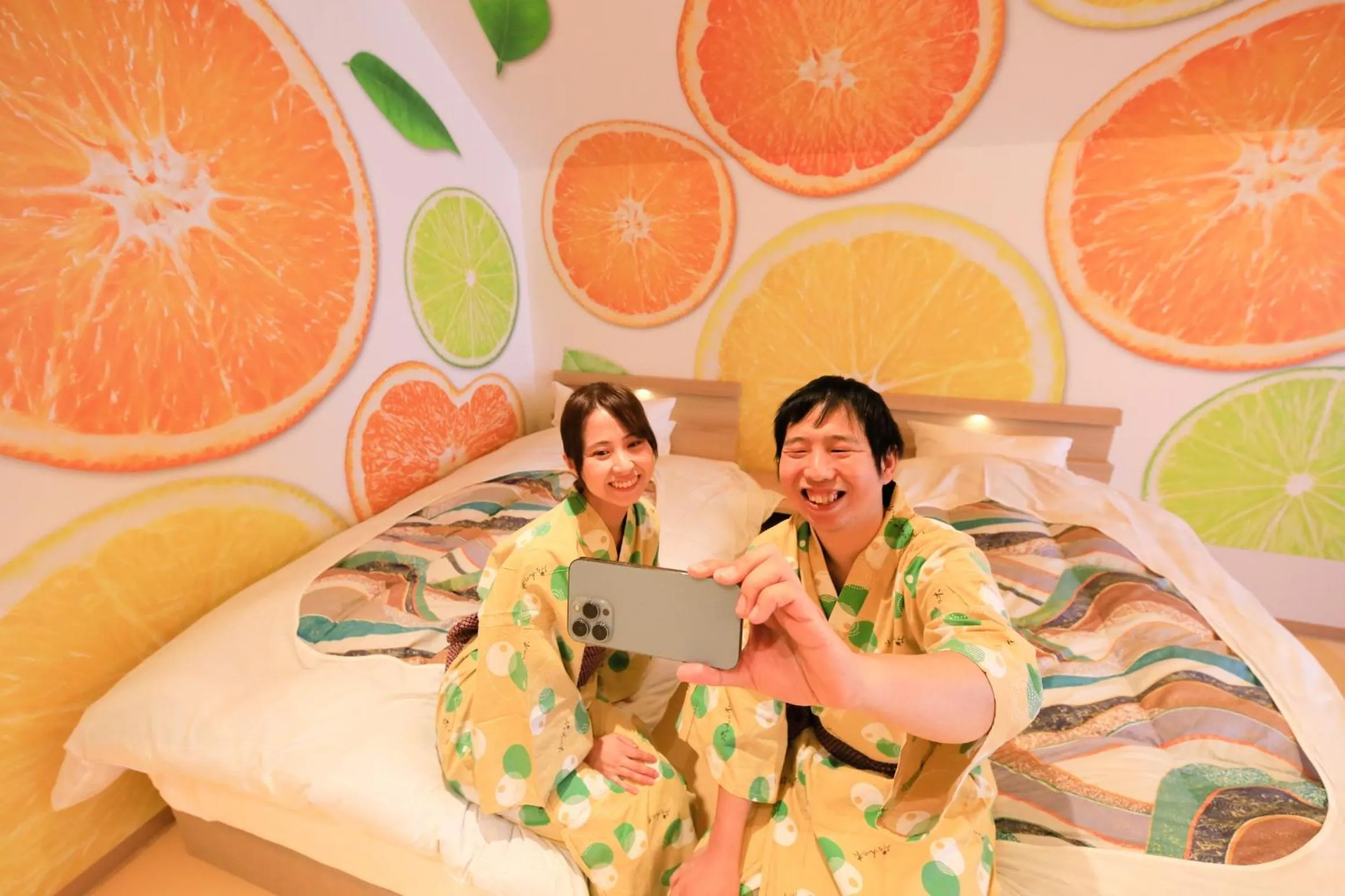 People, Bed in Yuyado Mikannoki