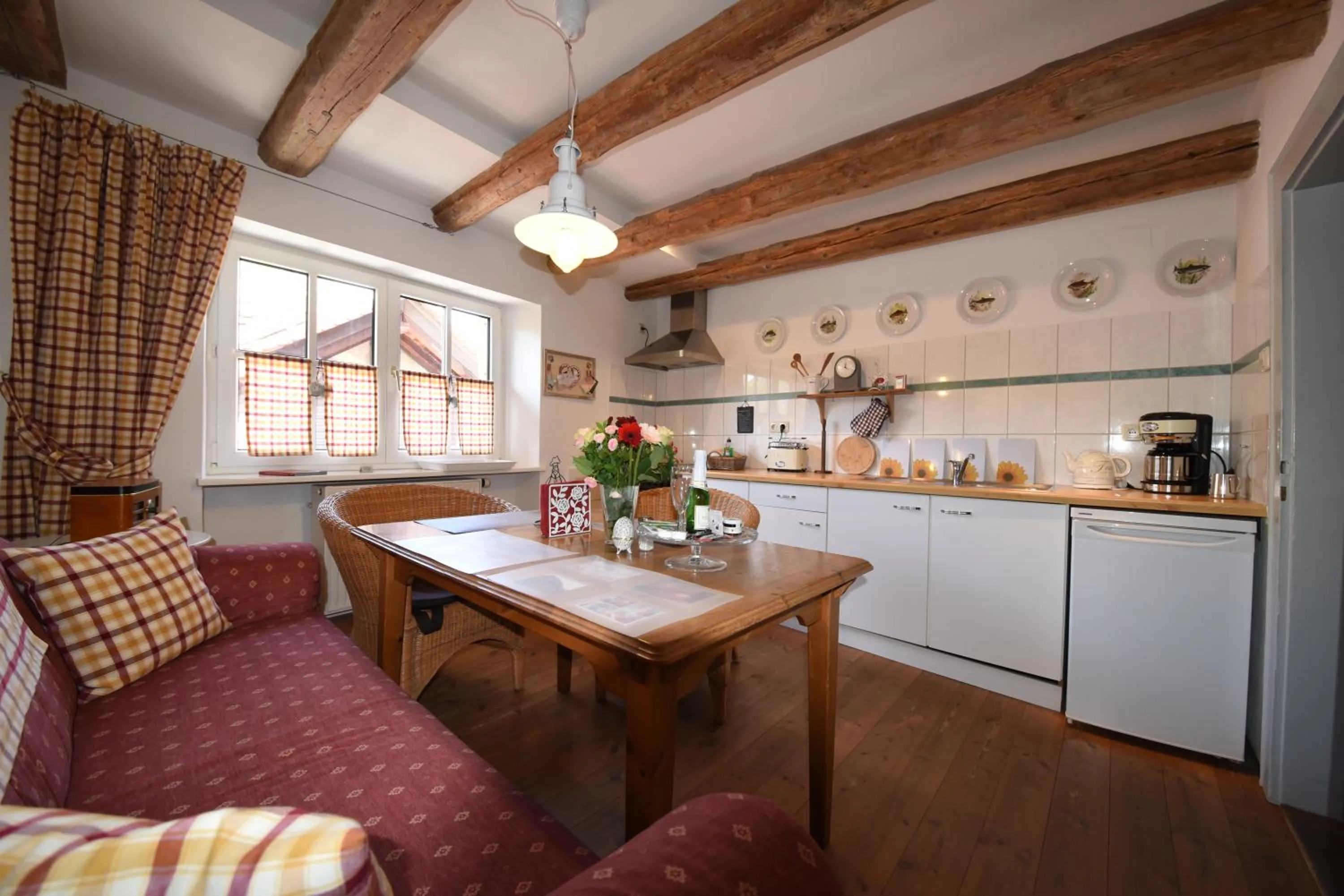 Kitchen or kitchenette in GoldGemäuer Appartements