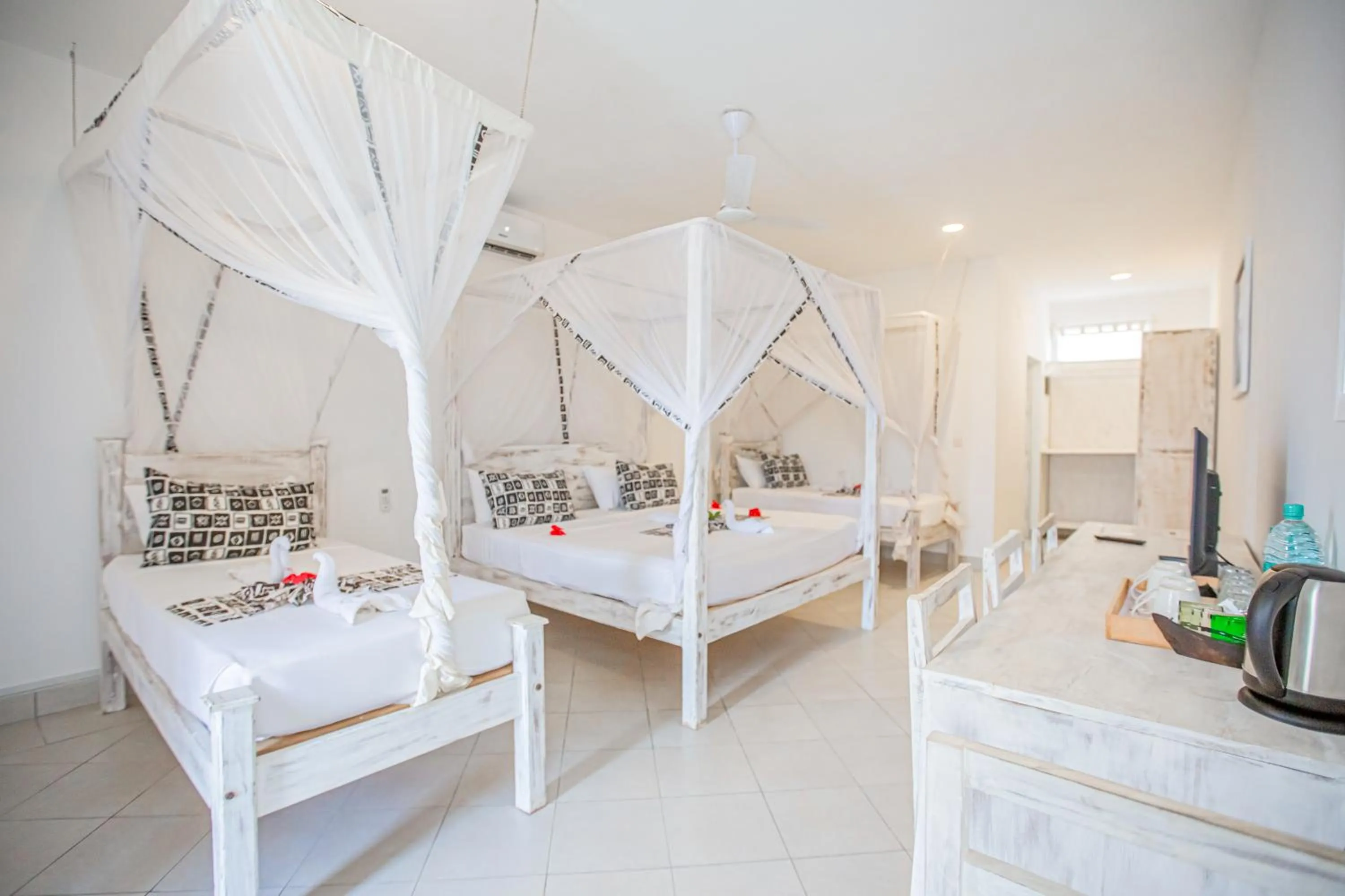 Bed in AHG Lion Beach Resort