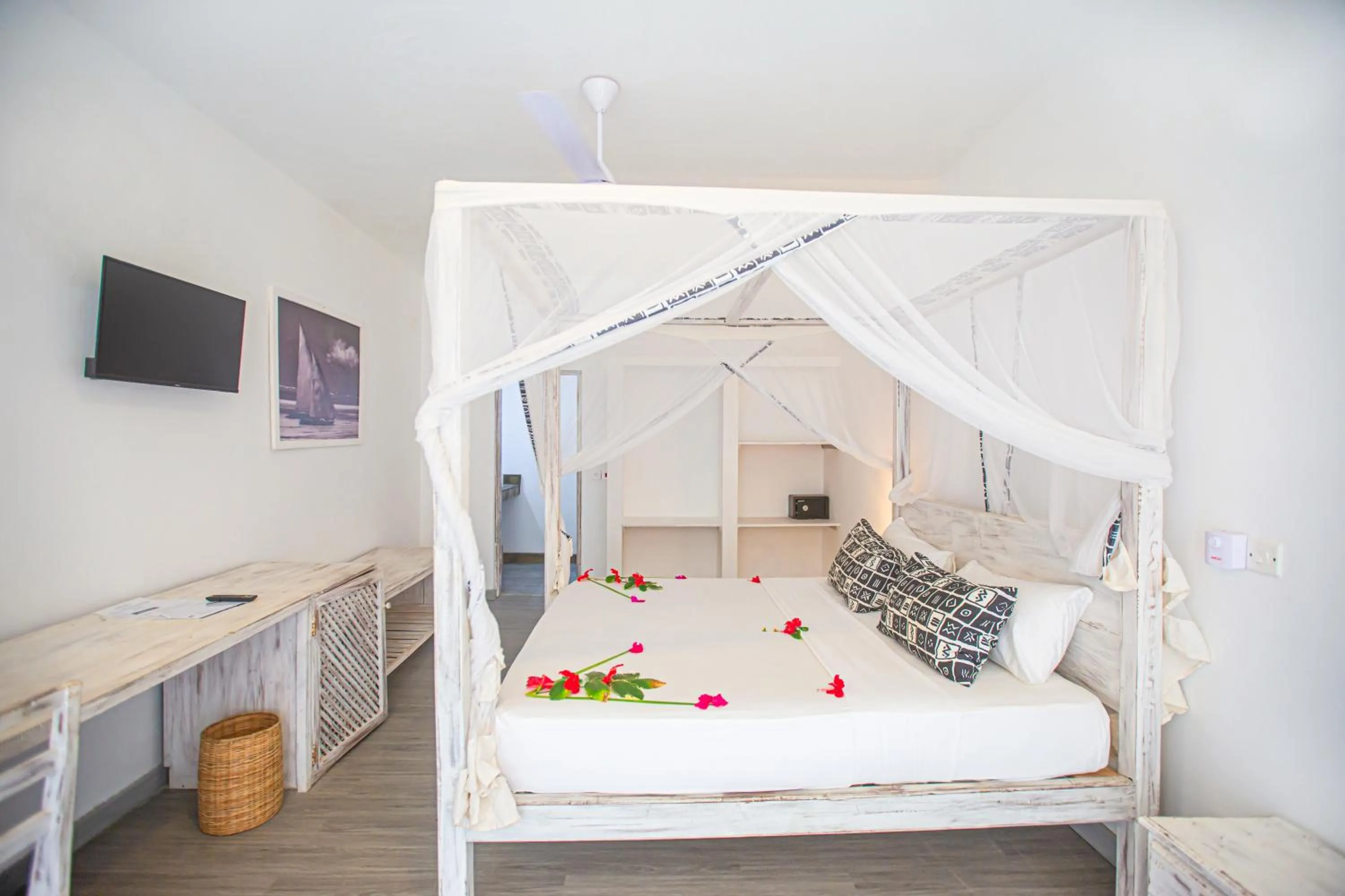 Bed in AHG Lion Beach Resort